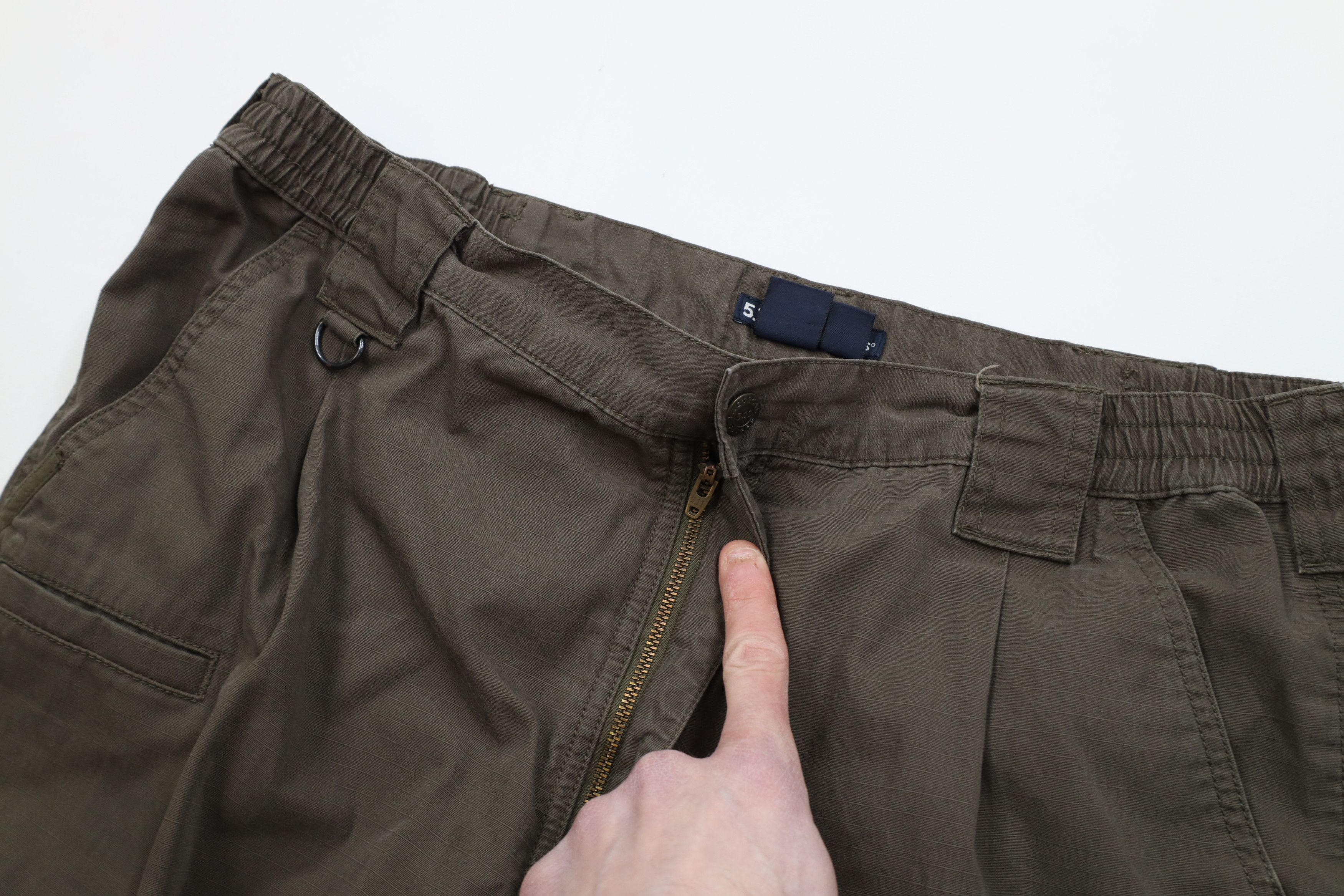 Vintage 5.11 Tactical Series Taclite Pro Ripstop Cargo Pants Green Size US 36 / EU 52 - 7 Thumbnail