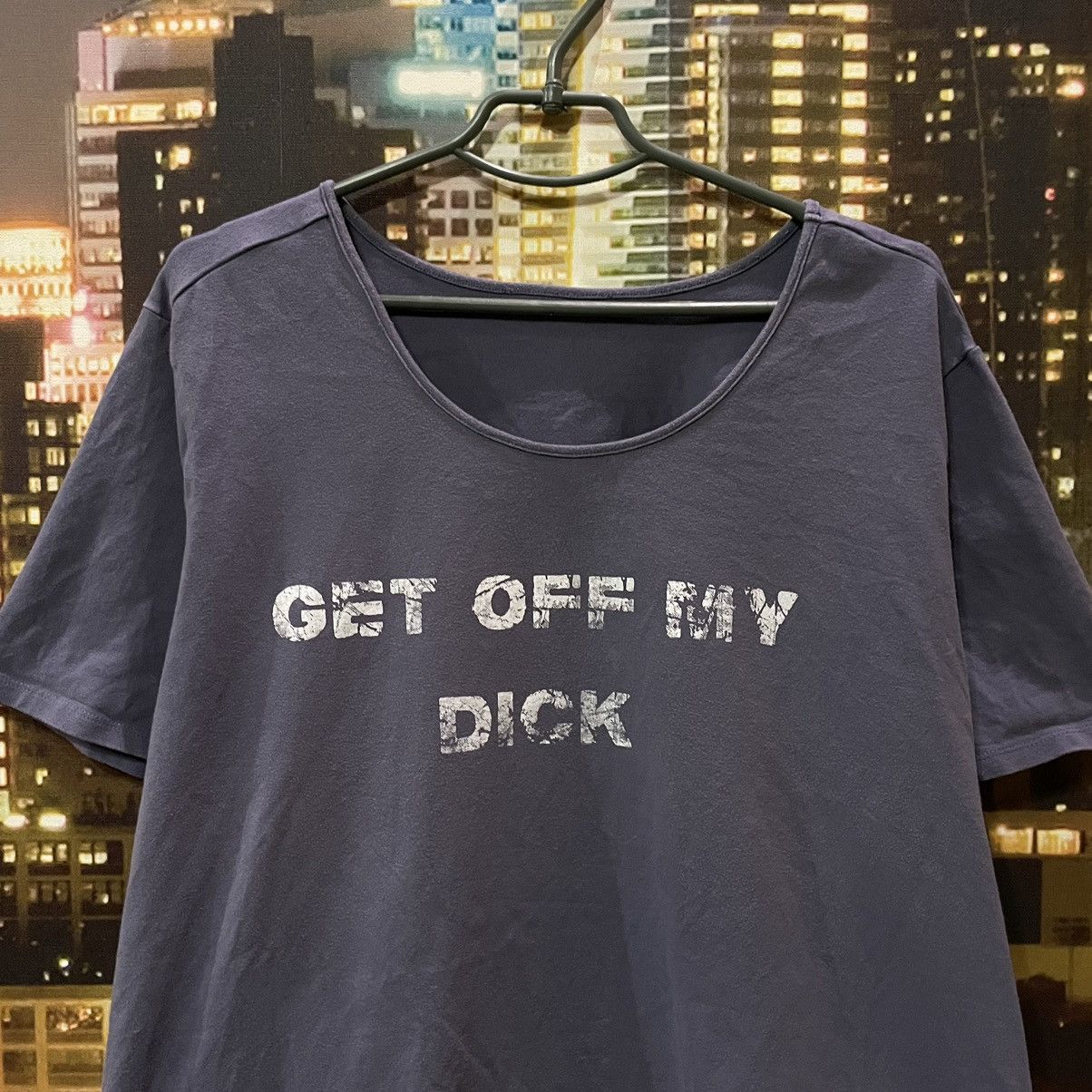 HUMOR TEE Y2K GET OFF MY DiCK grunge PORN XXX