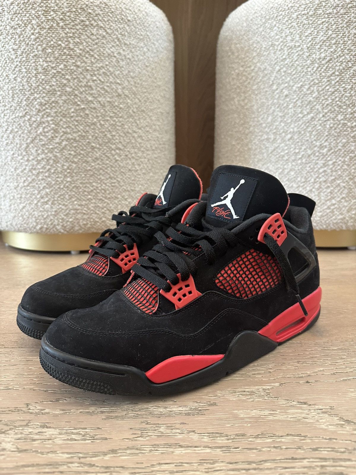 Jordan Brand Jordan 4 Retro Red Thunder Size US 14 / EU 47 - 1 Thumbnail