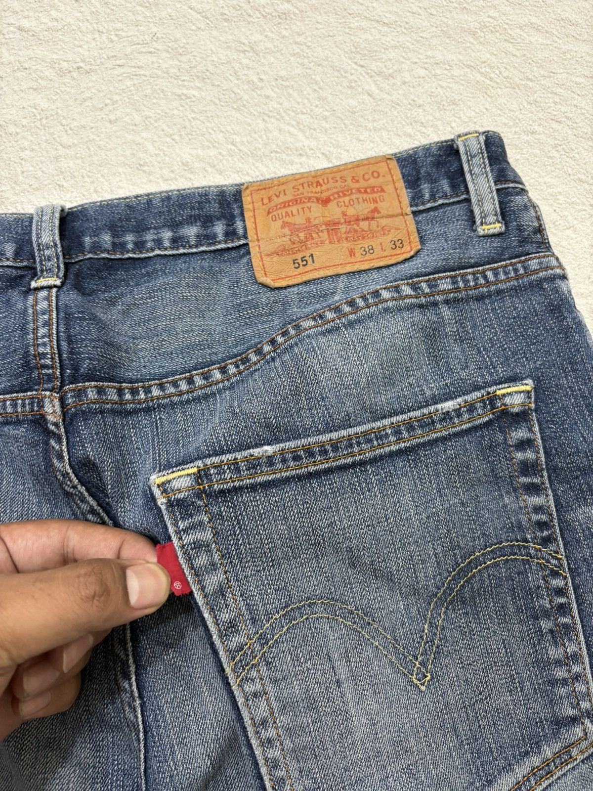 Hysteric Glamour × If Six Was Nine × Le Grande Bleu (L.G.B.) 2000s Levis 551 japan wash denim Y2k style Size US 30 / EU 46 - 8 Thumbnail