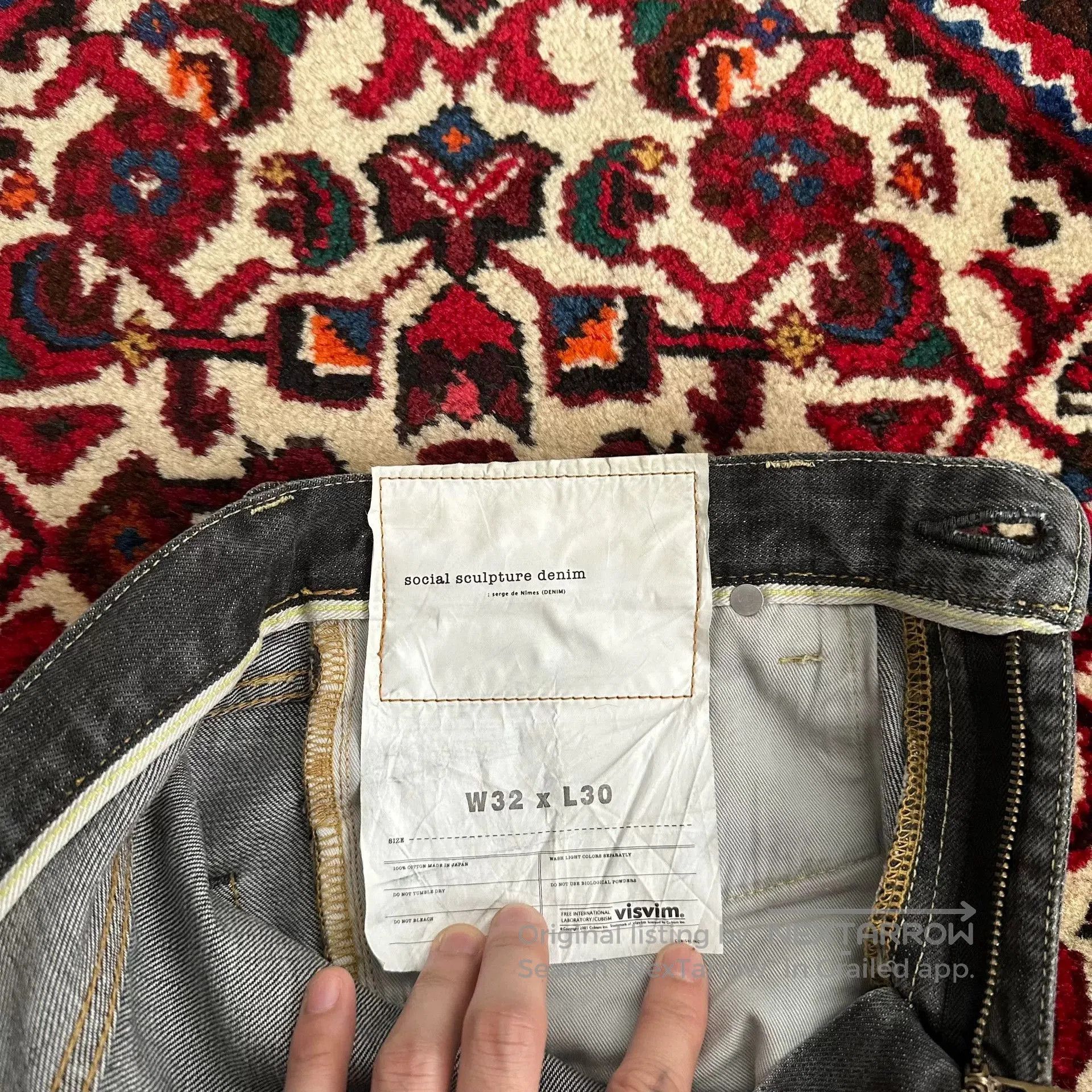 Visvim visvim 14AW 04D5 Black Jeans. Size US 32 / EU 48 - 8 Thumbnail