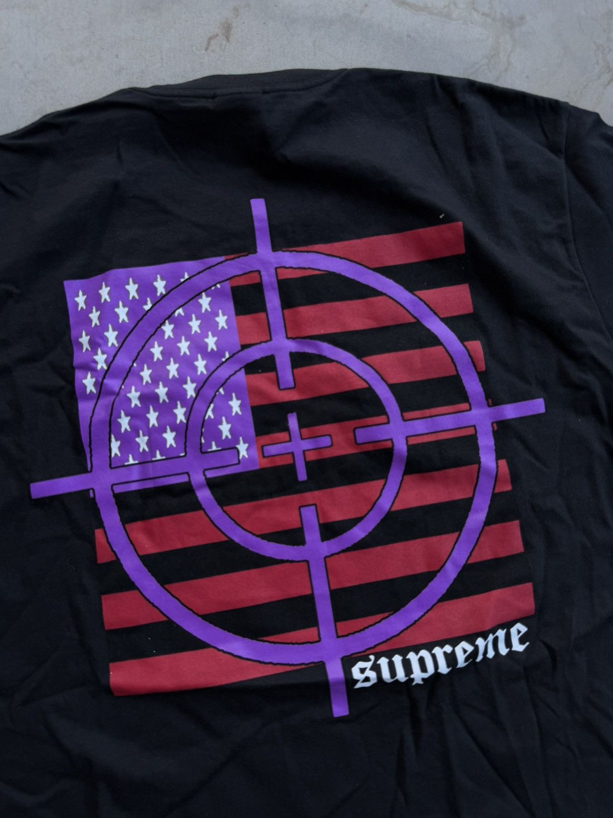 Supreme Supreme Target Tee Black Shortsleeve Large New Size US L / EU 52-54 / 3 - 3 Thumbnail