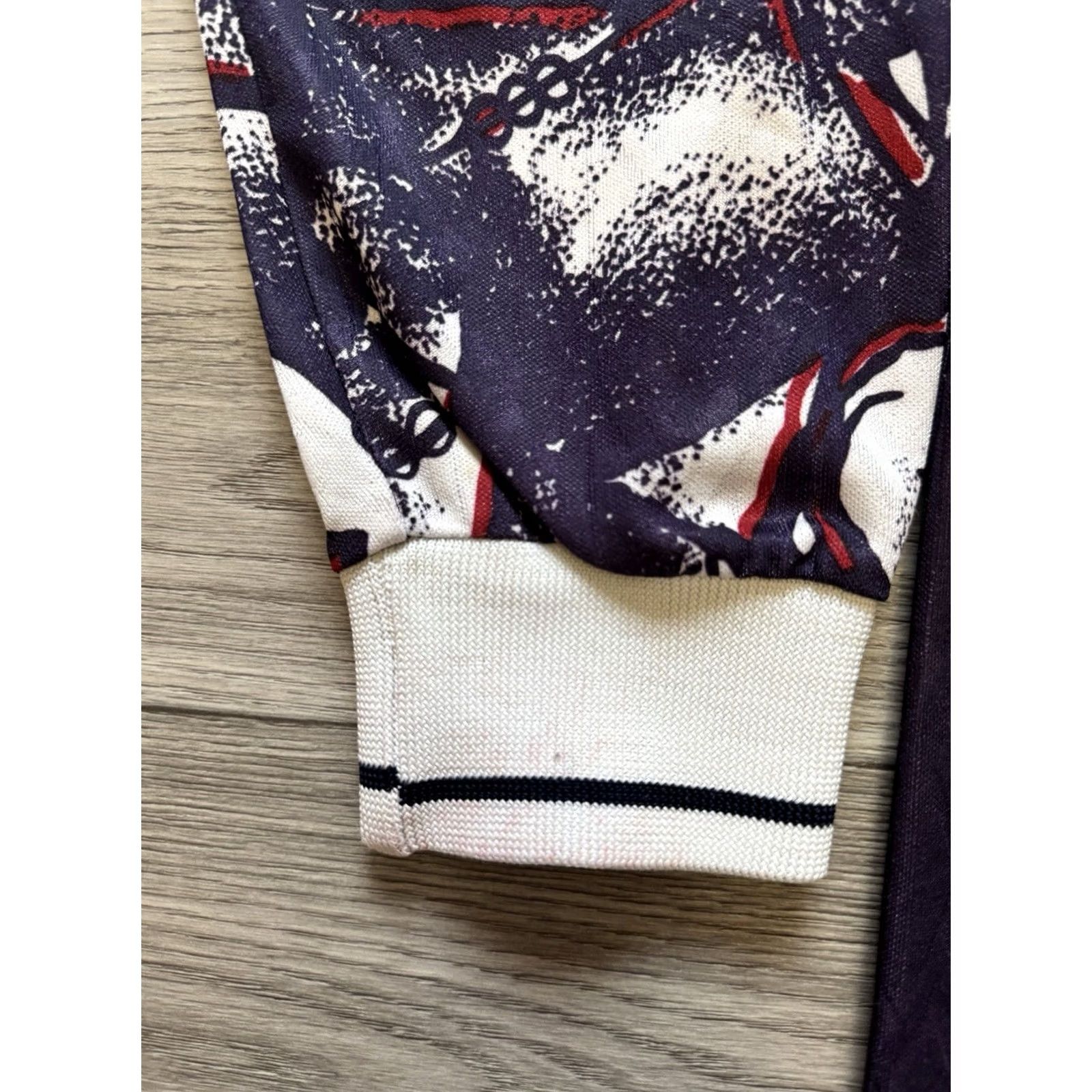 IWC Schaffhausen Saller Jersey Long Sleeve Size L Purple Sports Mens 1990s Satus Schaffhausen Gymnastics Club Size US L / EU 52-54 / 3 - 5 Thumbnail