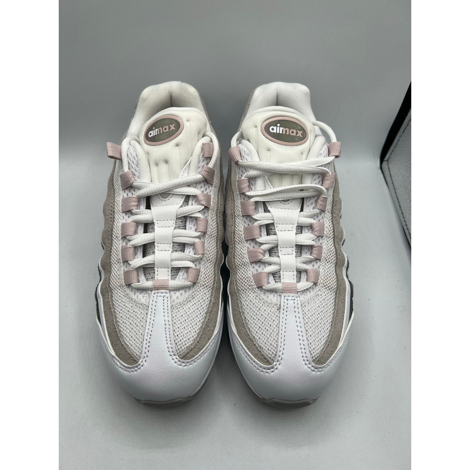 Nike Nike Air Max 95 “White Silt Red” size 6 women’s Size US 6 / EU 39 - 2 Thumbnail