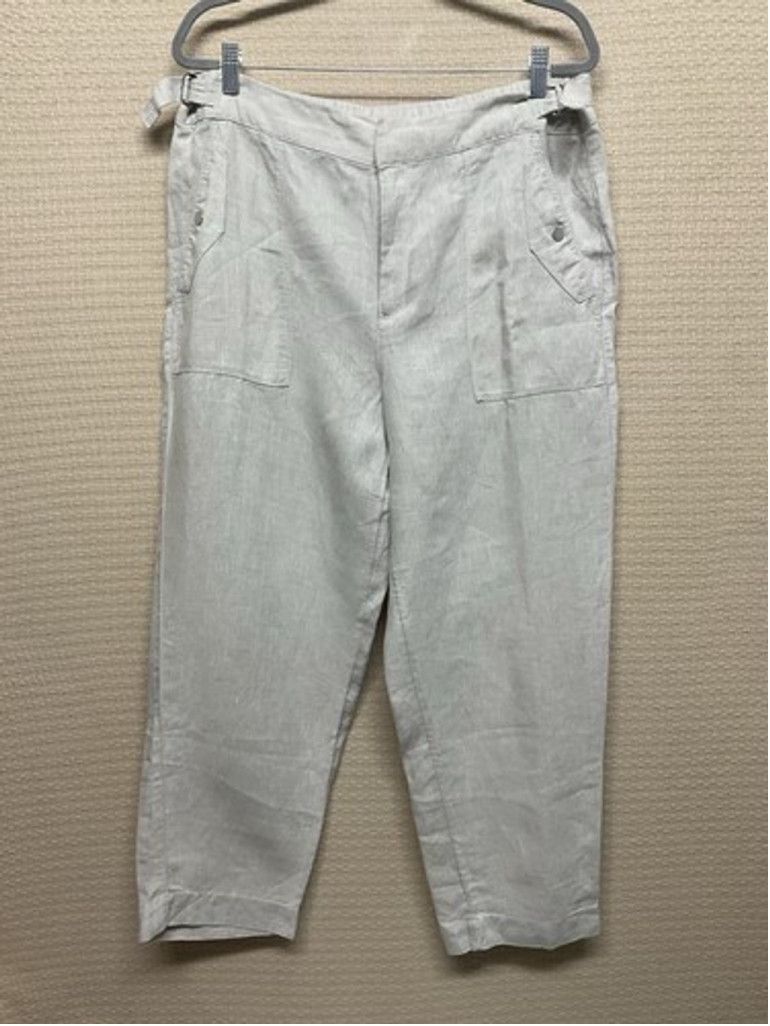 Athleta NWOT Athleta Linen Pockets Tapered Ankle Pants Women Size 16 Size 38" / US 16 / IT 52 - 1 Thumbnail