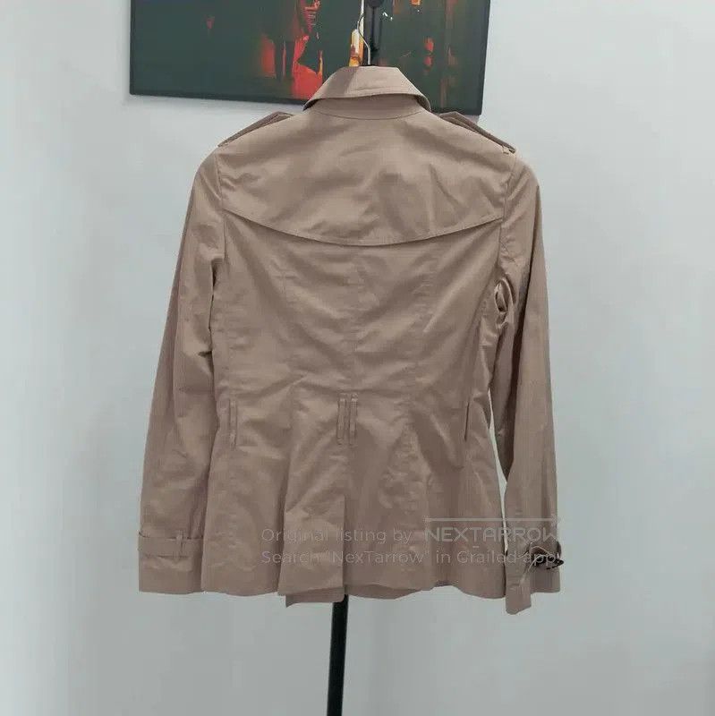 Burberry Burberry Spring Autumn Beige Cotton Trench Coat. Size M / US 6-8 / IT 42-44 - 2 Thumbnail
