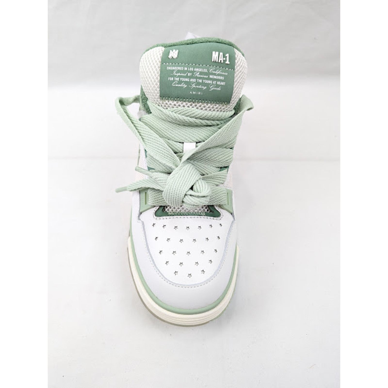 Amiri o1rshd1 MA-1 Low-Top Sneakers in White/Mint Size US 11 / EU 44 - 5 Thumbnail