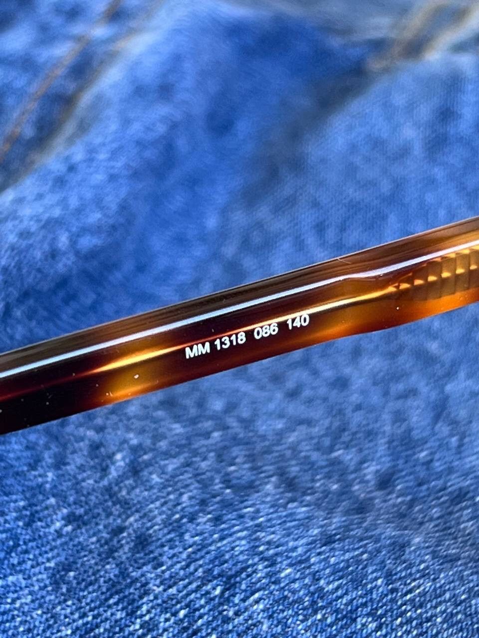 Designer × Vintage Max Mara '00s Double Logo Square Brown Frame Glasses Eyewear Size ONE SIZE - 6 Thumbnail