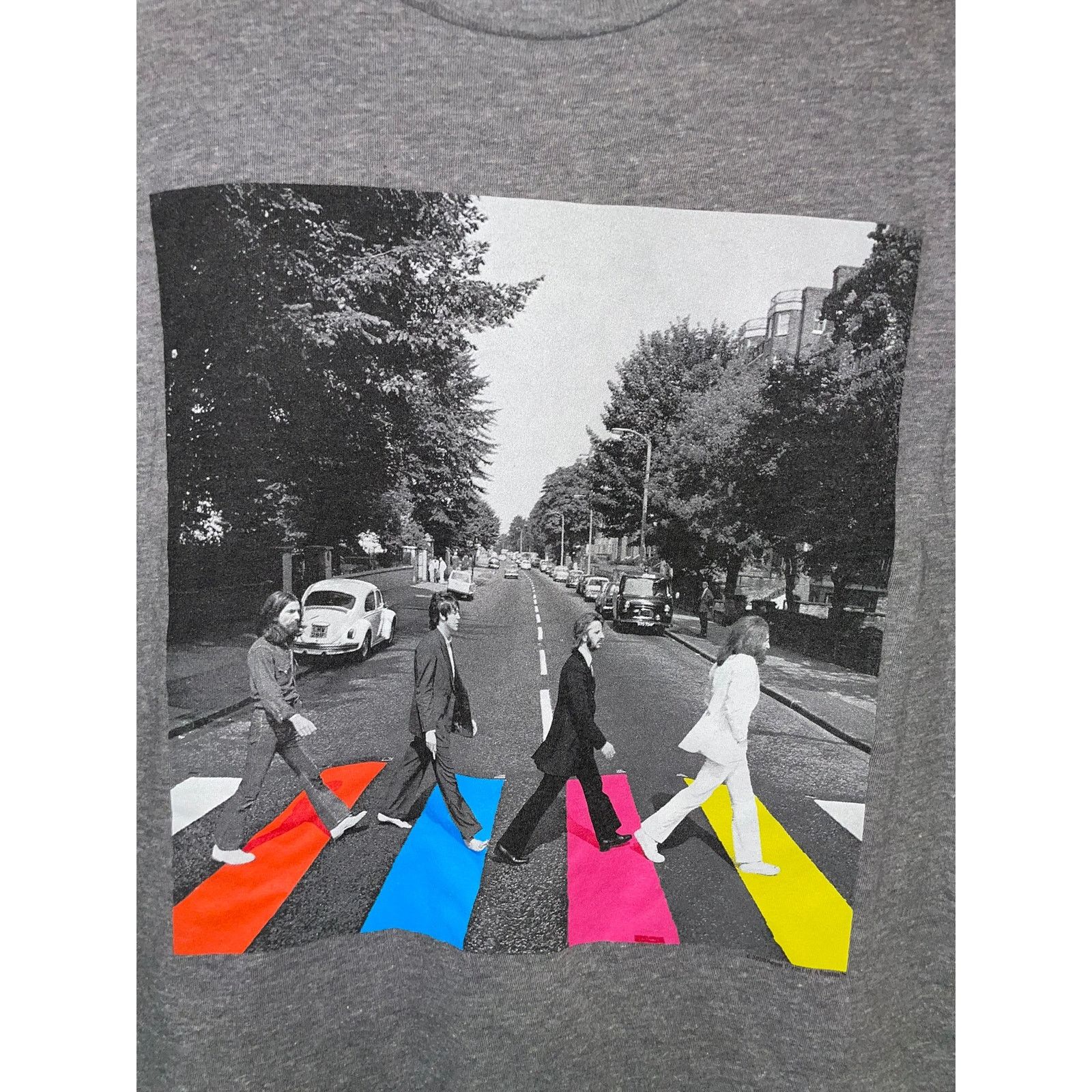 Old Navy Womens Old Navy The Beatles Shirt Abbey Road Gray Tee Top S Size S / US 4 / IT 40 - 2 Thumbnail