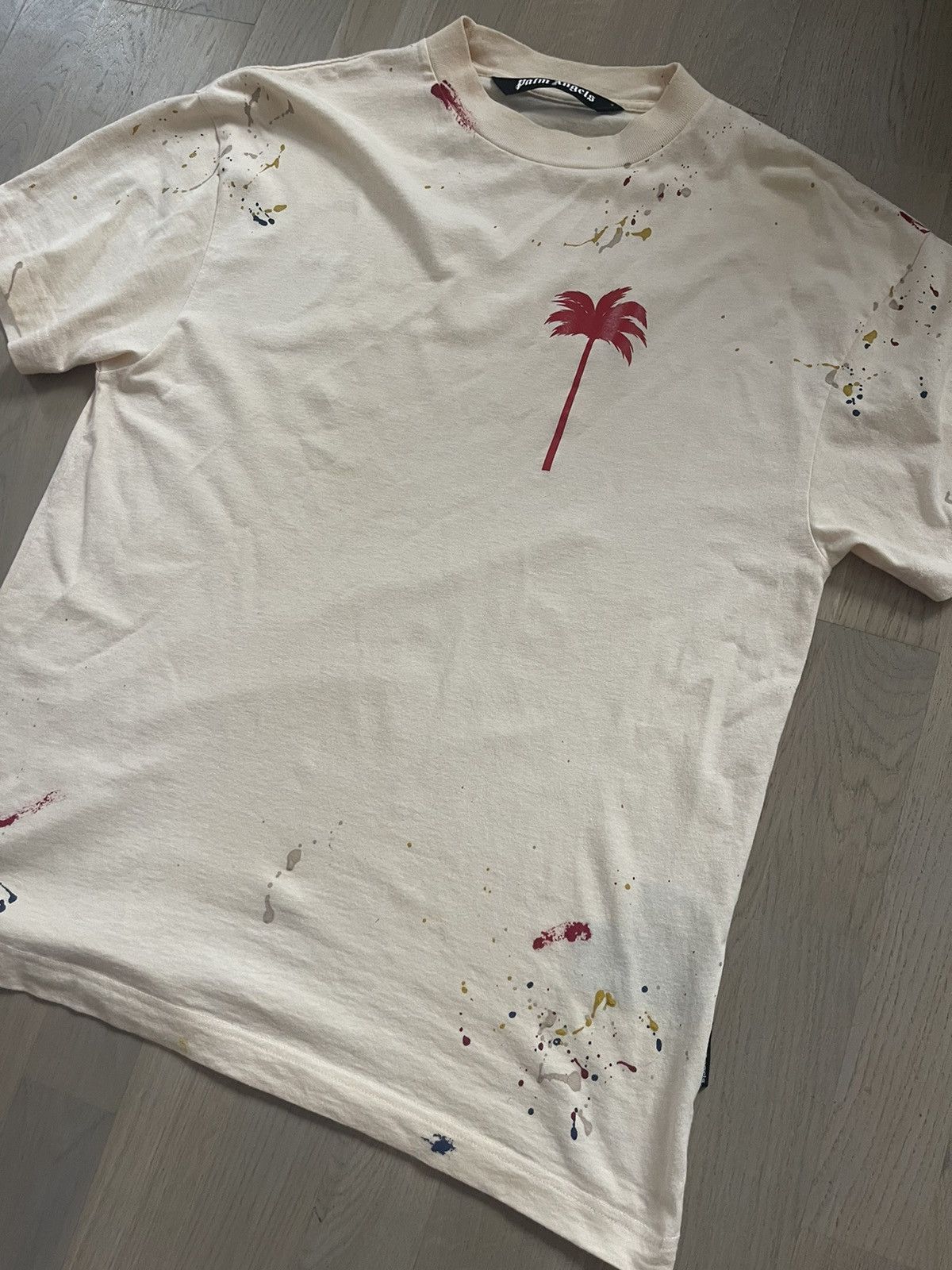 image of Palm Angels Tshirt Study/see Real Measurements By Tape In Ph in Bad Ass, Men's (Size Large)