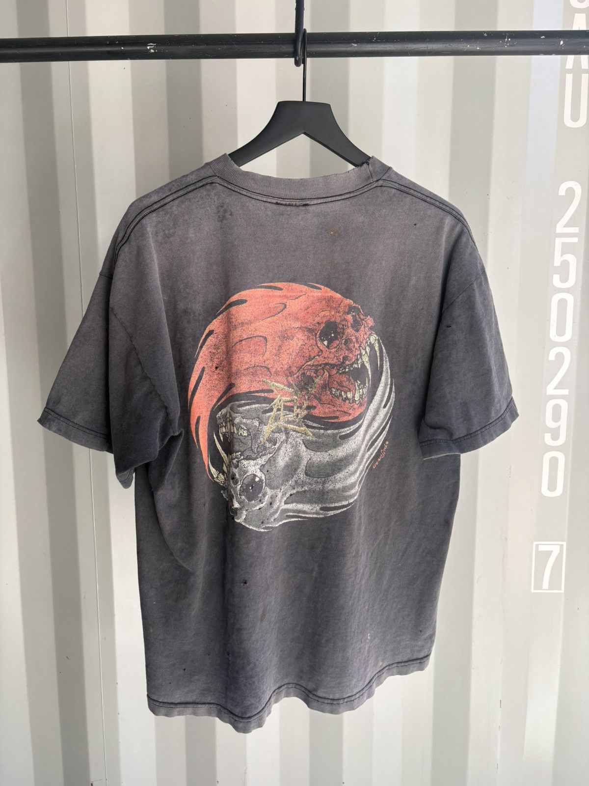 Band Tees Vintage Metallica Distressed Thrash Faded Shirt Grunge Band Size US XL / EU 56 / 4 - 3 Thumbnail