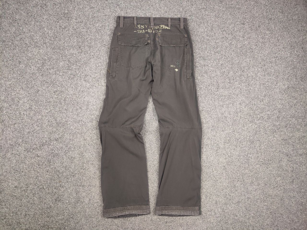 G-Star Vintage G star Raw 5204 Cargo Elwood Gray Bondage Pants Size US 32 / EU 48 - 11 Thumbnail