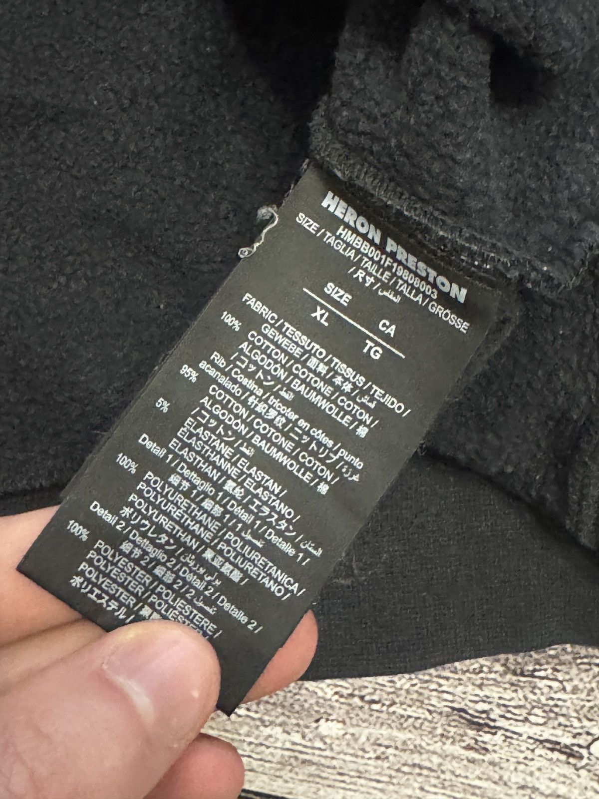 Heron Preston Heron Preston Crane Hoodie Black Orange Logo XL Faded Size US XL / EU 56 / 4 - 9 Thumbnail