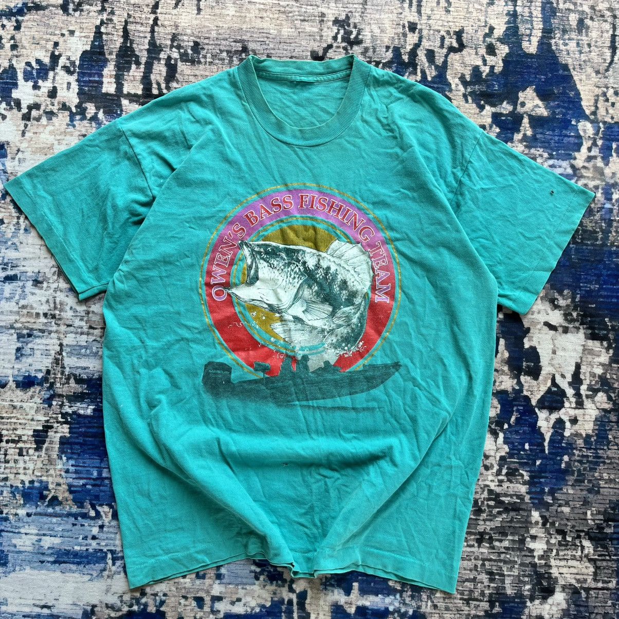 Vintage 🔥vintage 90s USA Fishing Team Mengai tees Size US XL / EU 56 / 4 - 1 Thumbnail
