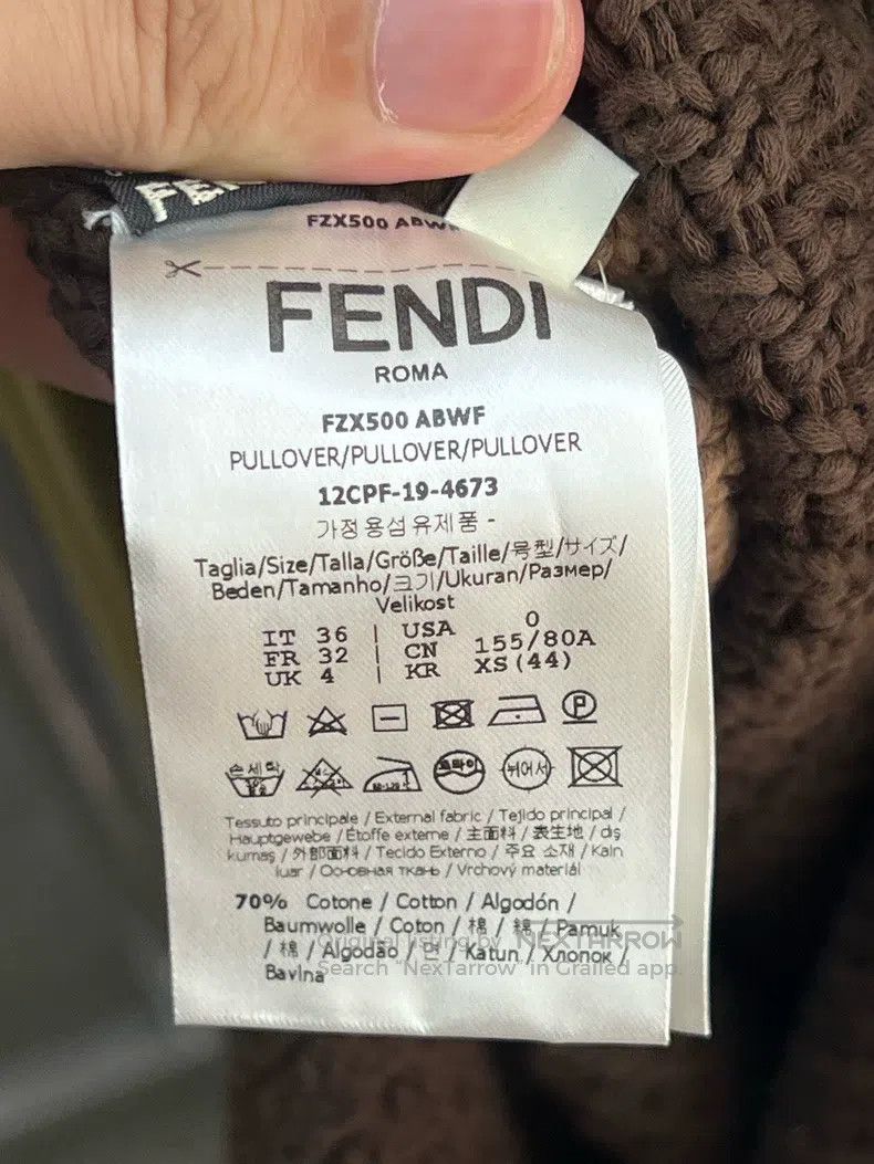 Fendi Fendi Knitted vest waistcoat Size XXS / US 00 / IT 34 - 5 Thumbnail