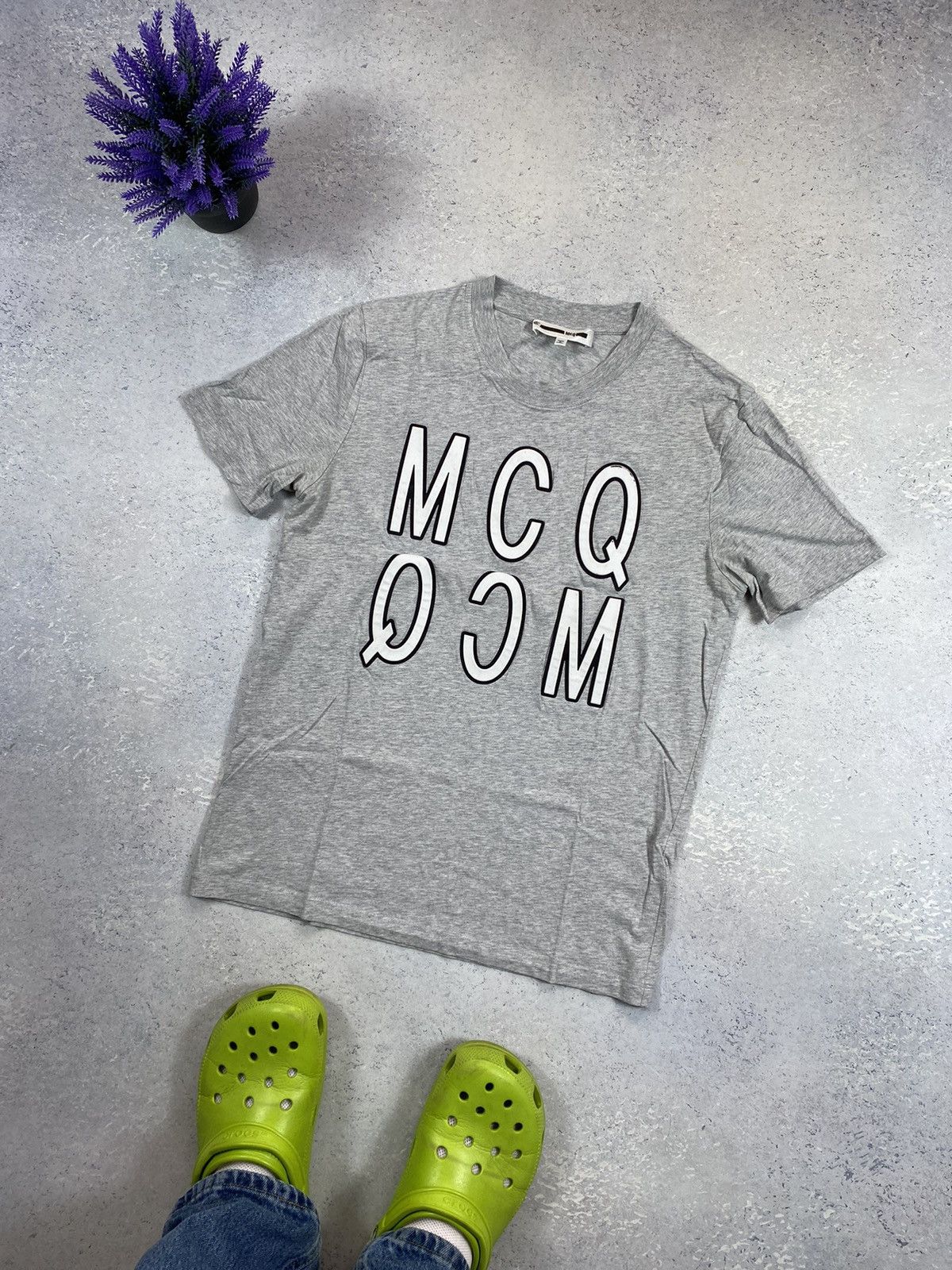 Alexander McQueen McQ Alexander McQuine T shirt With Big Logo Size Medium Size US M / EU 48-50 / 2 - 1 Thumbnail