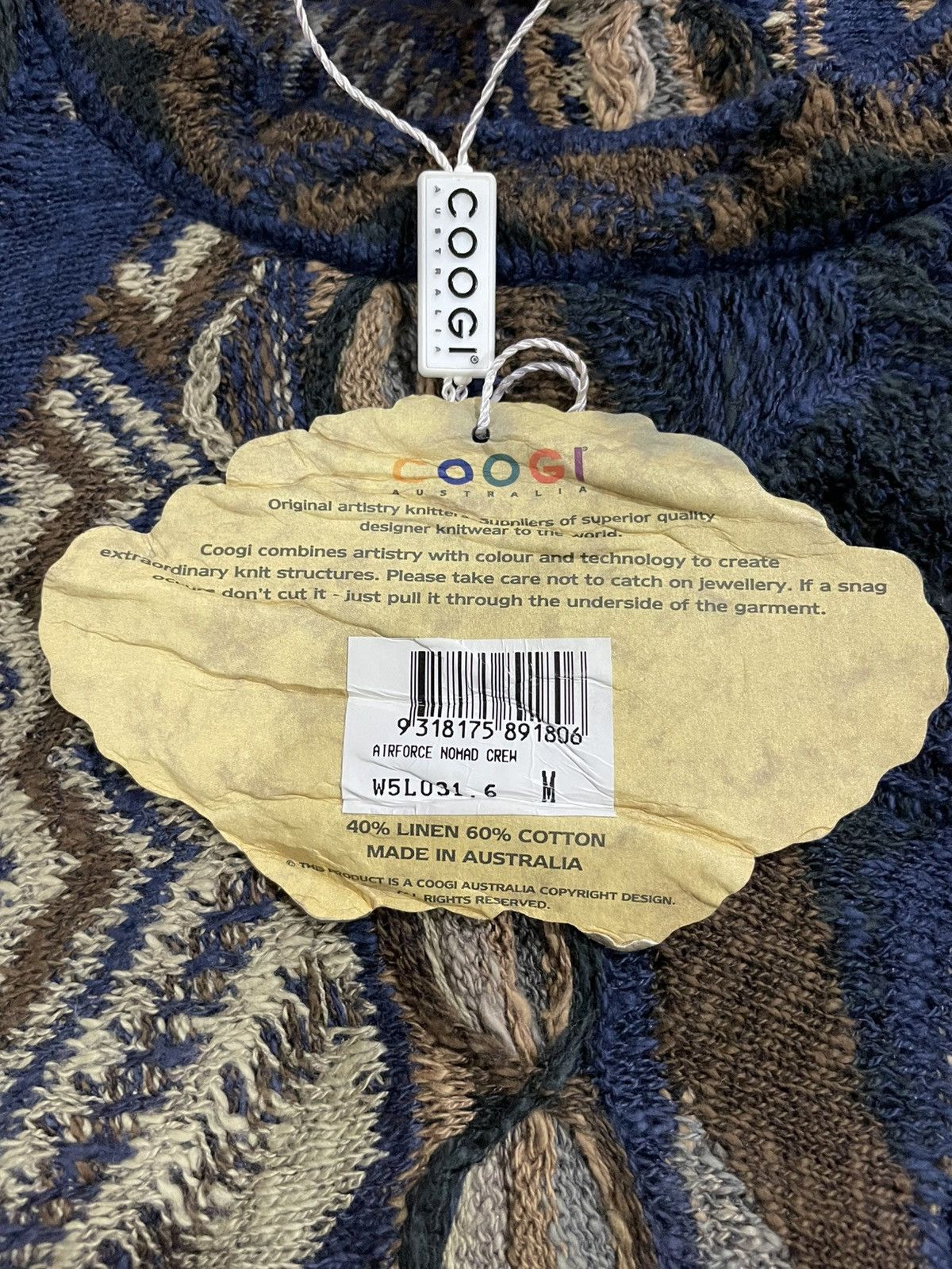 Coogi NOS 1990s COOGI Airforce Nomad Crew Multicoloured Knitwear Size US M / EU 48-50 / 2 - 12 Thumbnail