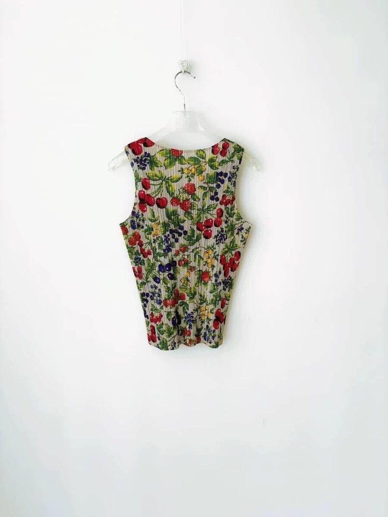 Issey Miyake Issey Miyake Cherry vest Size L / US 10 / IT 46 - 3 Thumbnail