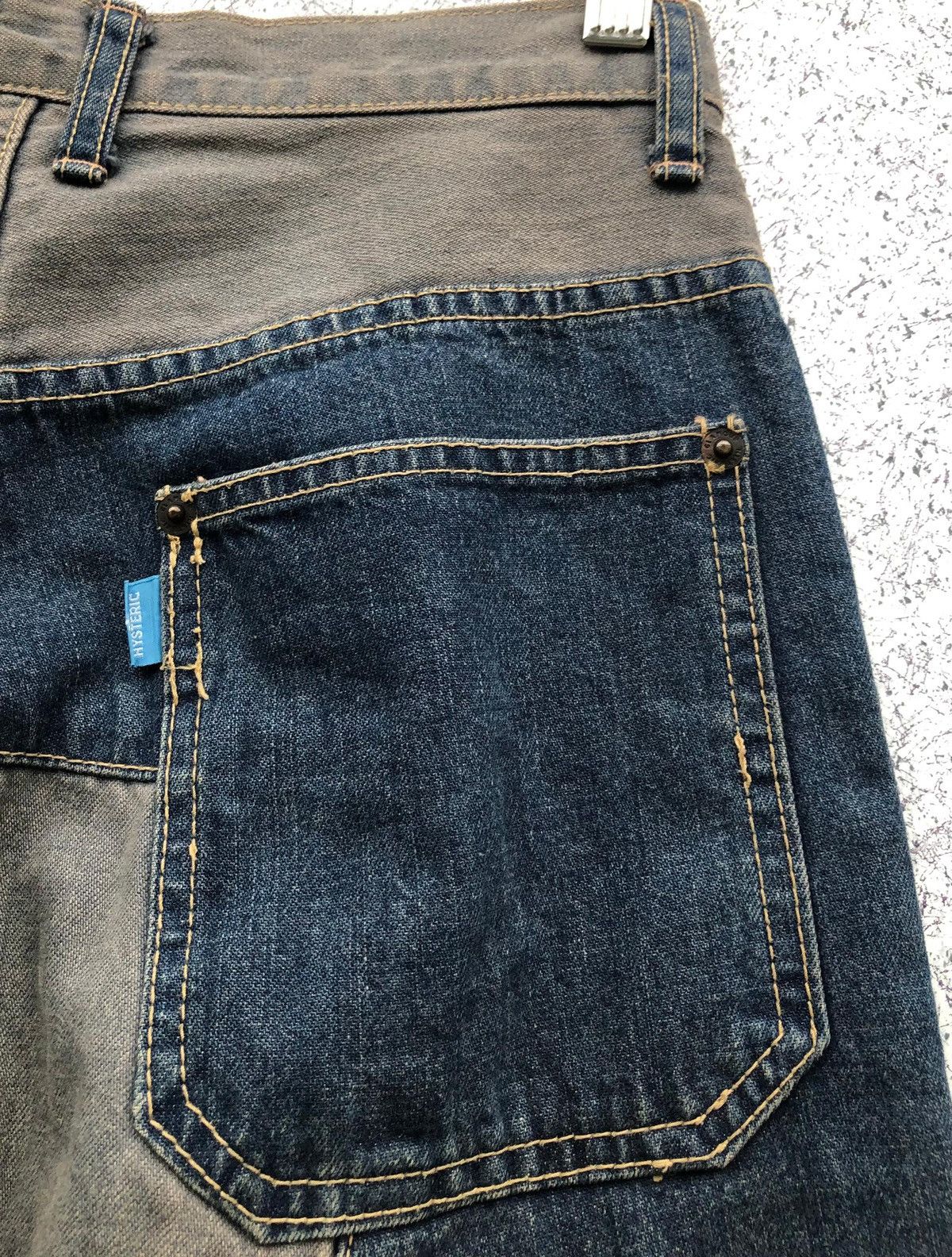 Hysteric Glamour × Vintage Vintage Hysteric Glamour Patchwork Denim Size 28" / US 6 / IT 42 - 9 Thumbnail