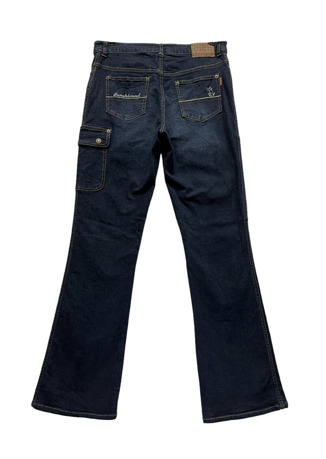 90's FLARE! SARAH NAUGHTY ANGEL Stretch Denim Multipocket