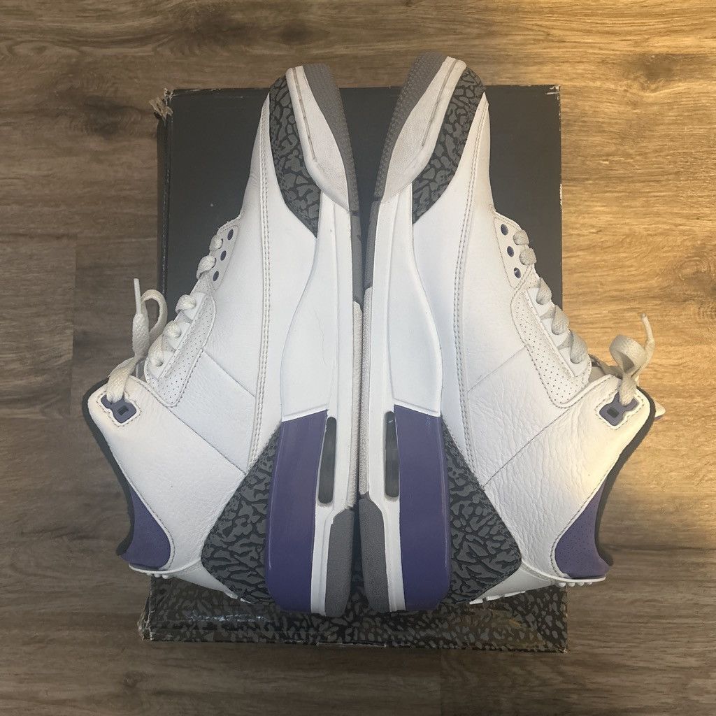 Jordan Brand Air Jordan 3 Retro Dark Iris Size US 10.5 / EU 43-44 - 2 Thumbnail