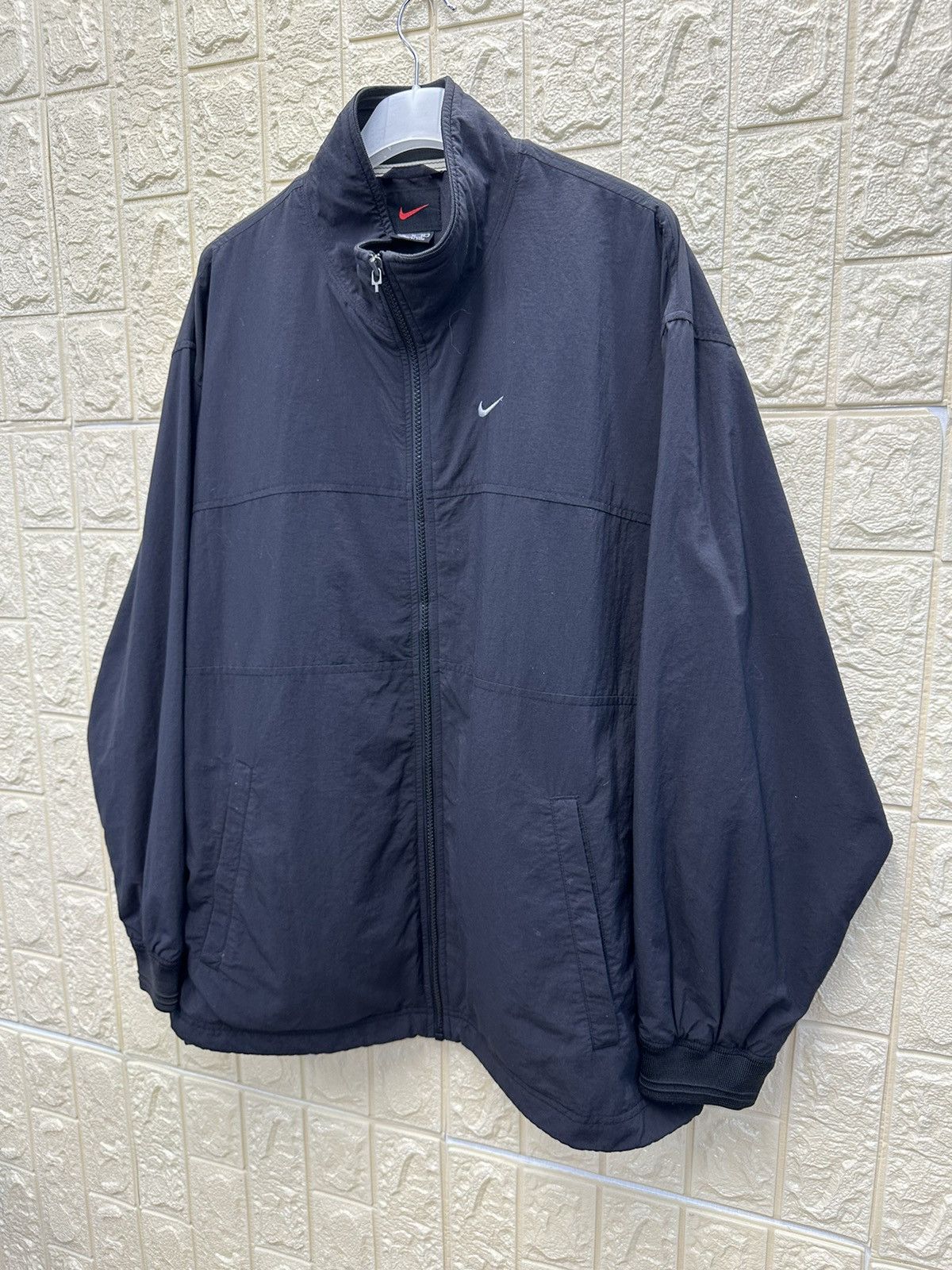 Nike Nike Swoosh 90s Zipper Vintage Jacket MJ159 Size US XL / EU 56 / 4 - 2 Thumbnail