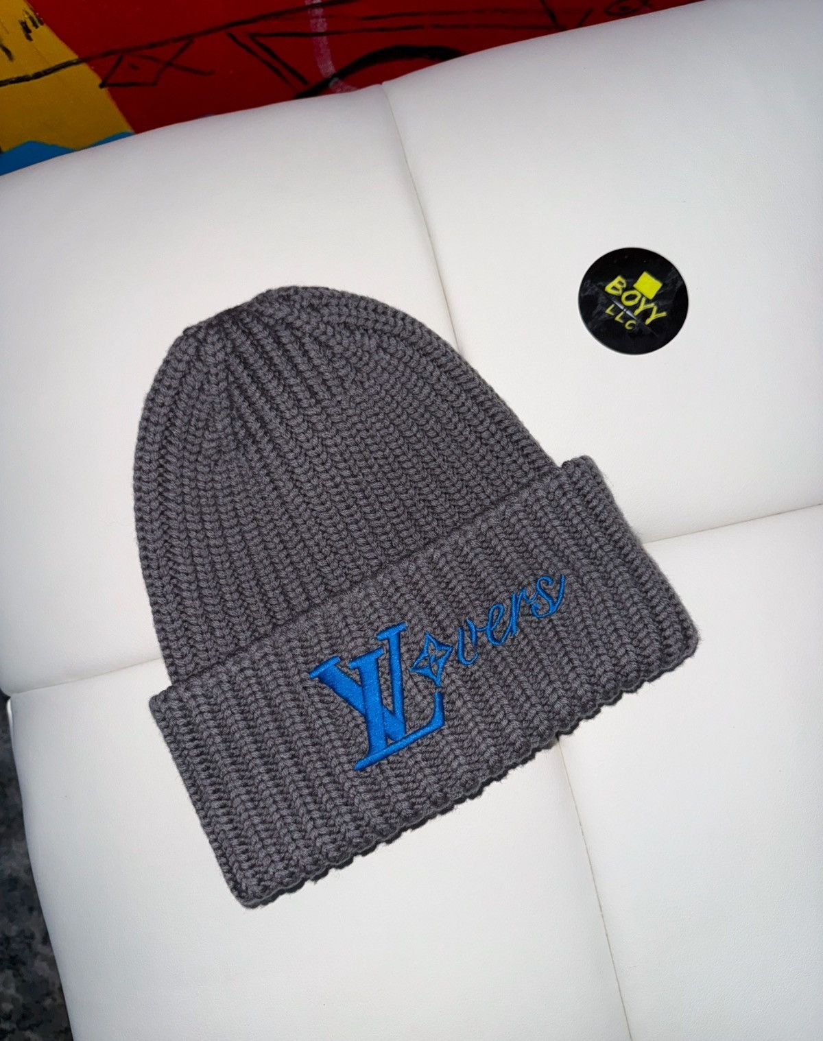 Louis Vuitton Louis Vuitton logo wool beanie Size ONE SIZE - 1 Thumbnail