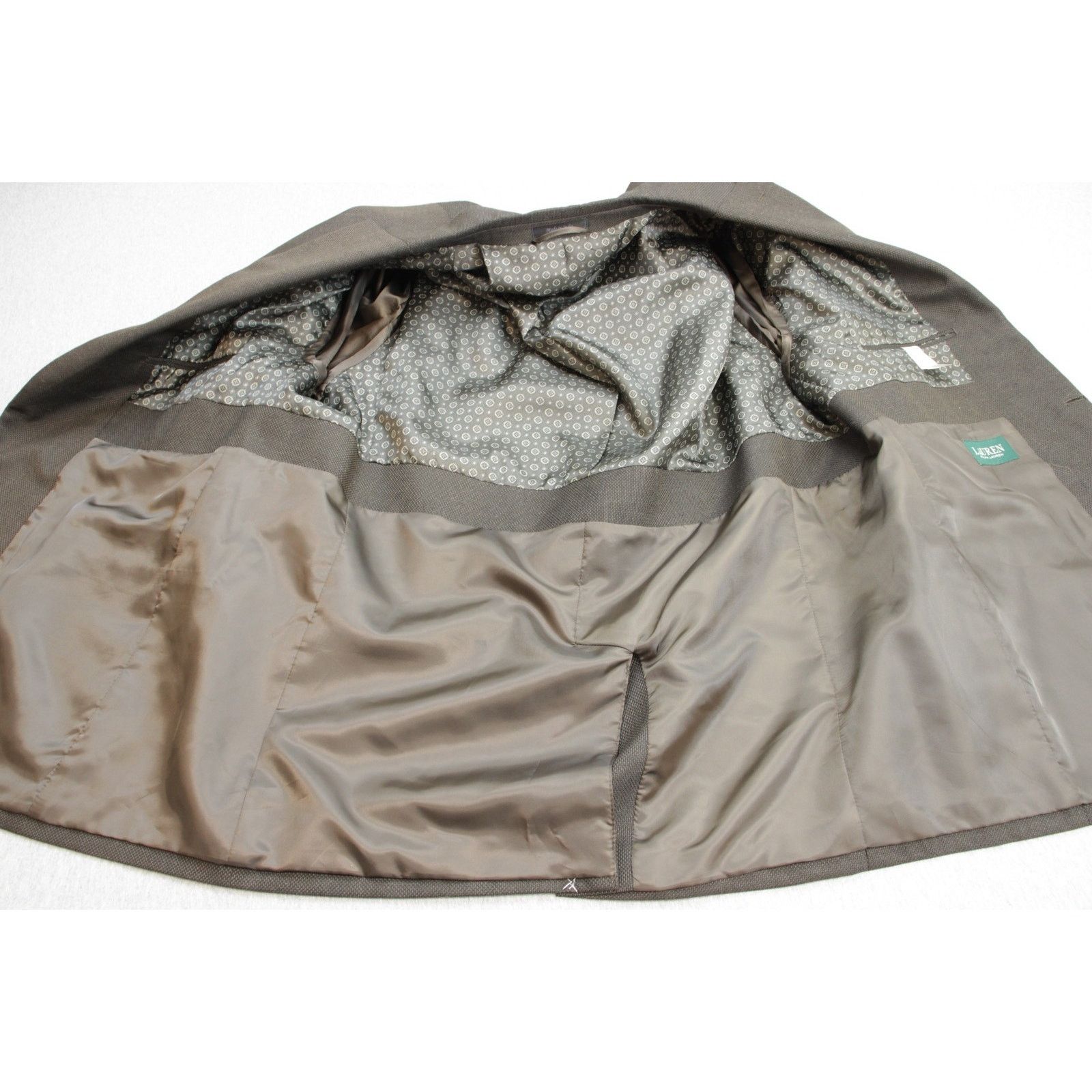 Lauren Ralph Lauren Lauren Ralph Lauren Blazer Mens 48R Brown 2 Buttons Size 48R - 4 Thumbnail