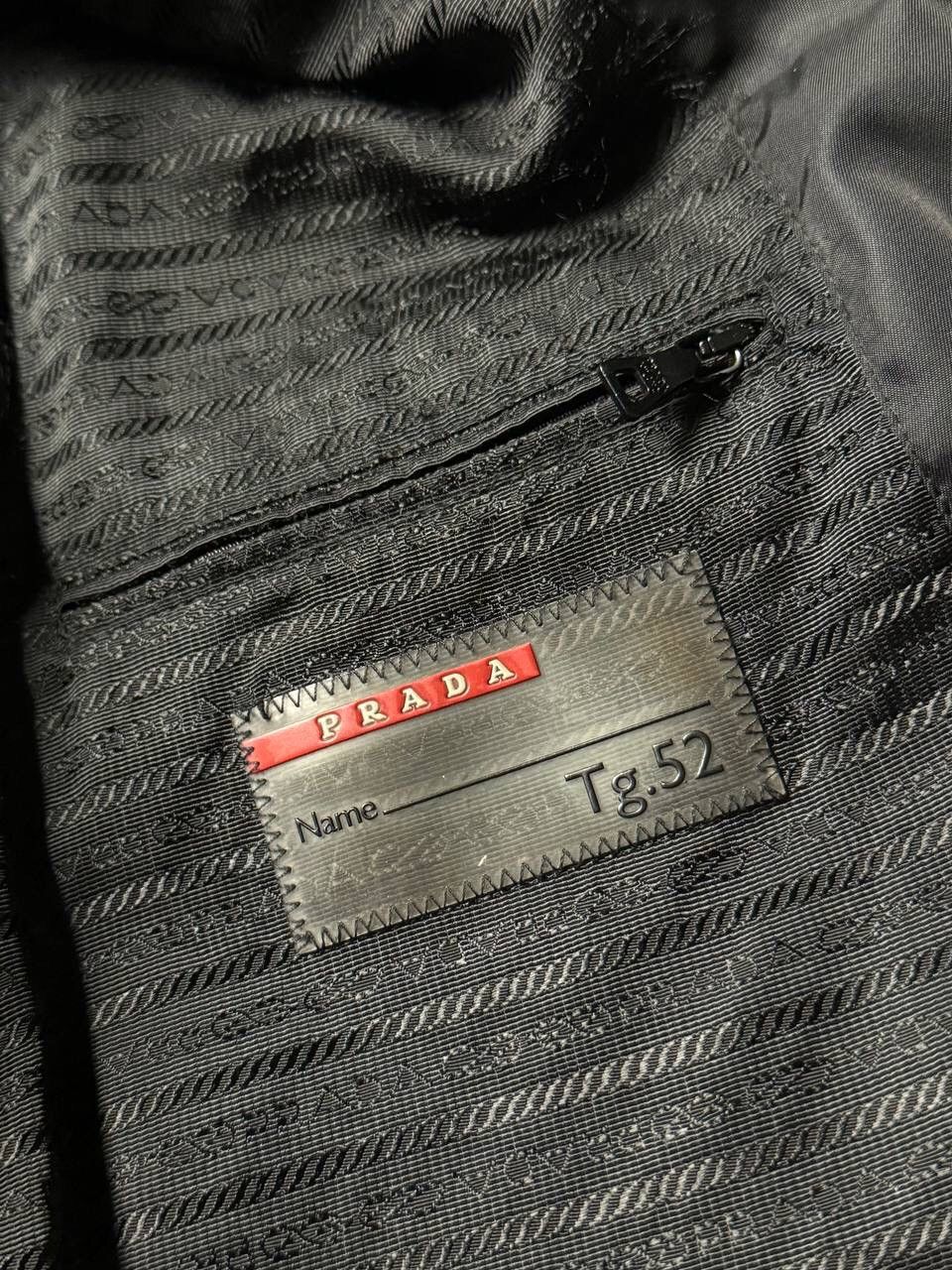 Prada FW 09 Black Triangle Logo Down Jacket Size US L / EU 52-54 / 3 - 5 Thumbnail