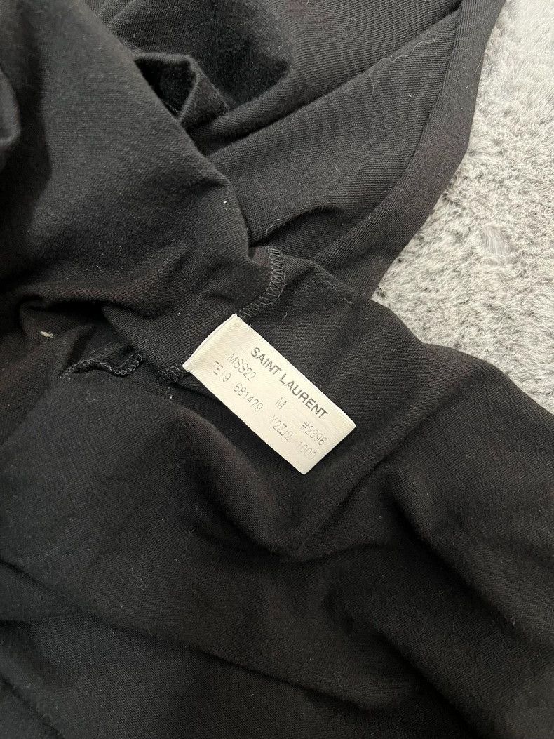 Saint Laurent Paris Saint Laurent Paris Black Hem and Crimped Edges for Sprin Size US M / EU 48-50 / 2 - 5 Thumbnail