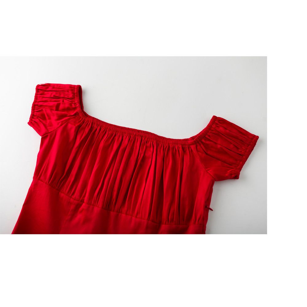 Other Women tops off shoulder slim fit red blouse Size XXL / US 16-18 / IT 52-54 - 3 Thumbnail