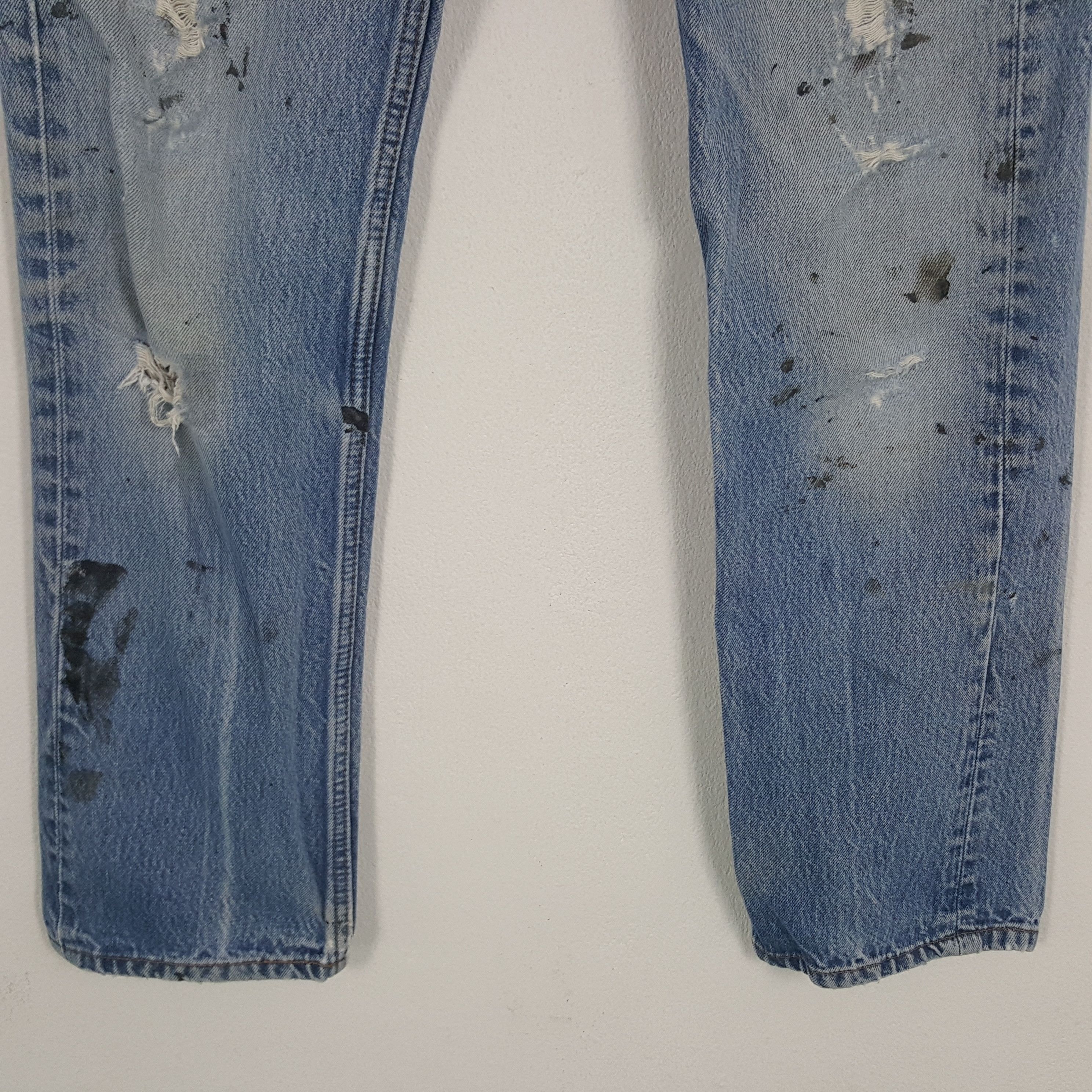 Designer × Levi's × Vintage Vintage Levi's 501 Art Denim Jeans Size US 28 / EU 44 - 3 Thumbnail