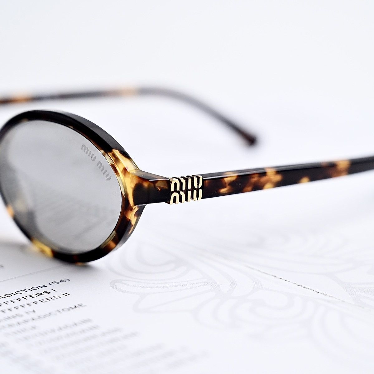 Miu Miu MIU MIU 0MU 04ZS GLASSES Size ONE SIZE - 3 Thumbnail