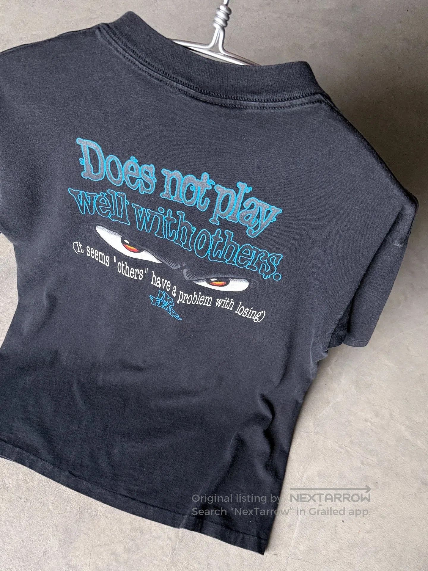 Vintage Vintage 90s Nofear Opium Graphic Tee. Size US L / EU 52-54 / 3 - 8 Thumbnail