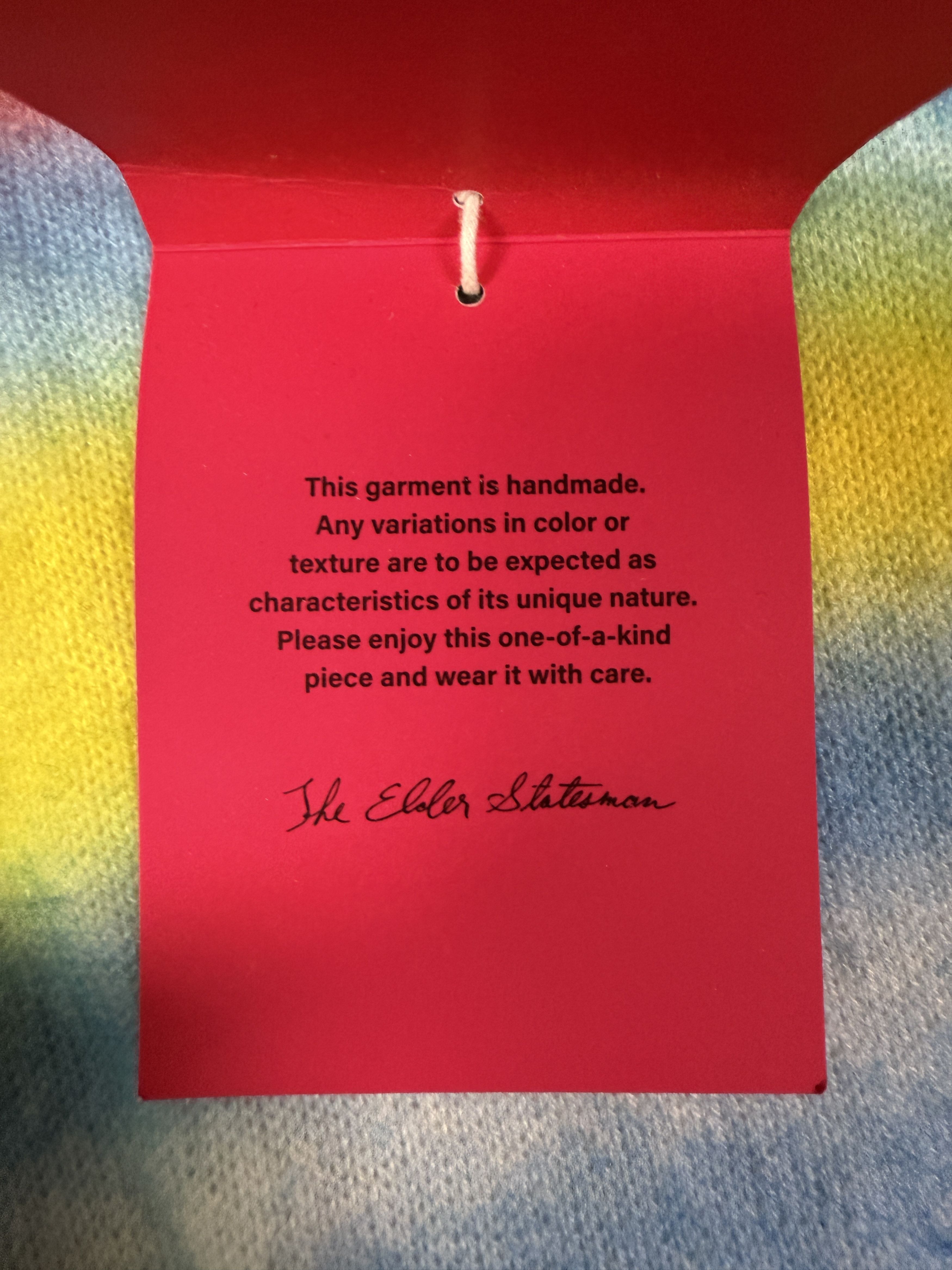 The Elder Statesman $2295 The Elder Statesman Graffiti Crewneck Sweater Size US M / EU 48-50 / 2 - 10 Thumbnail