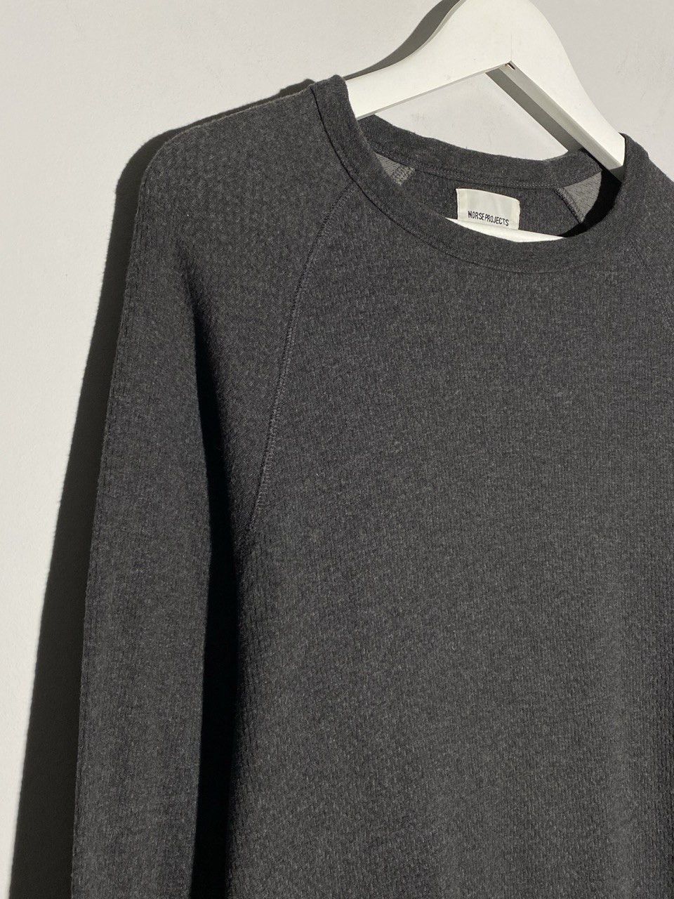 Norse Projects Norse Projects Aske Mesh Melange Long Sleeve Cotton Sweater Size US M / EU 48-50 / 2 - 3 Thumbnail