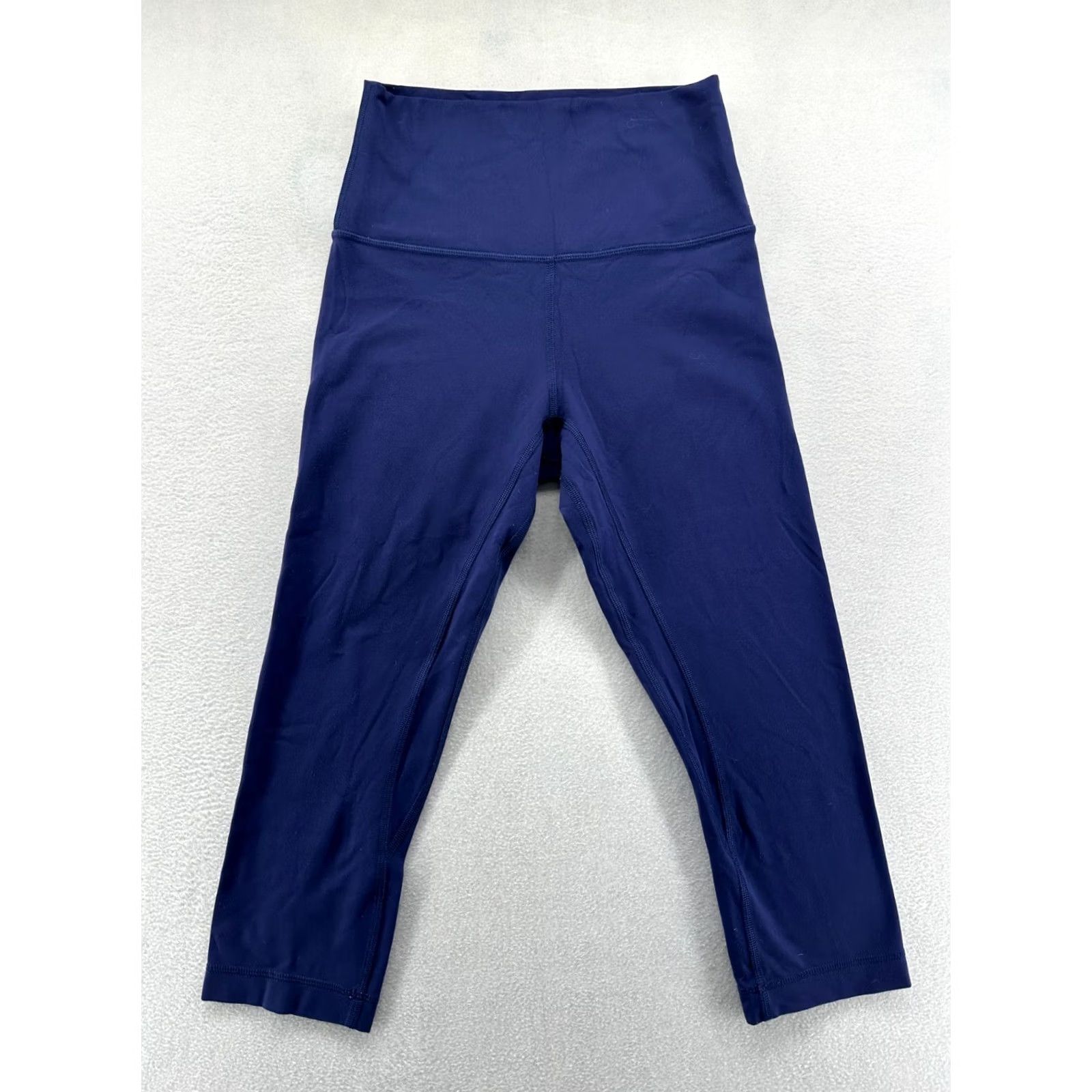 Lululemon Lululemon Ankle Leggings Blue Women's 4 High Waist Pull On Stretch Regular Size 4 Activewear Gym & Training Ladies Blue Pattern Solid Mens/Womens Size 27" / US 4 / IT 40 - 2 Thumbnail