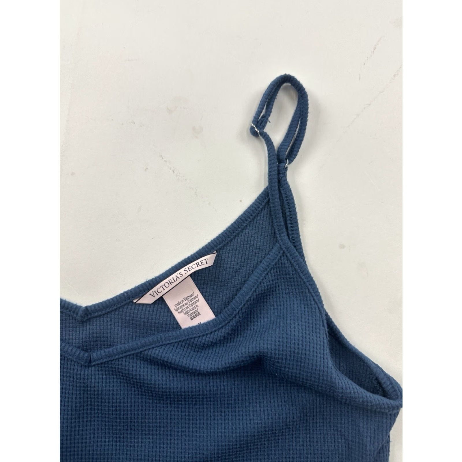 Victoria's Secret Victoria’s Secret Camisole Tank Top Womens M Blue Sleeveless Shirt Ladies Size M / US 6-8 / IT 42-44 - 2 Thumbnail