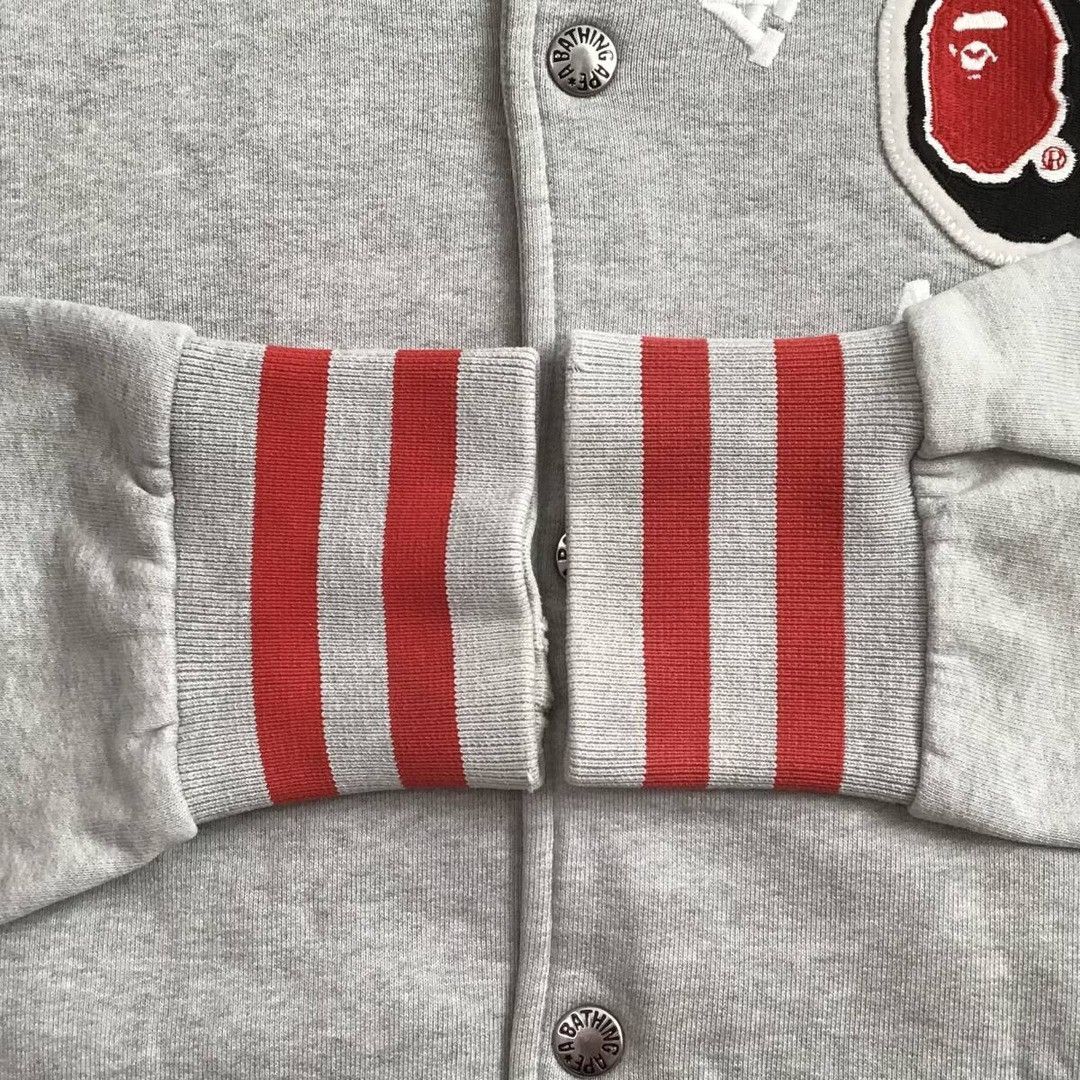 Bape × Nigo BAPE LOGO sweat varsity jacket a bathing ape NIGO Size US M / EU 48-50 / 2 - 6 Thumbnail