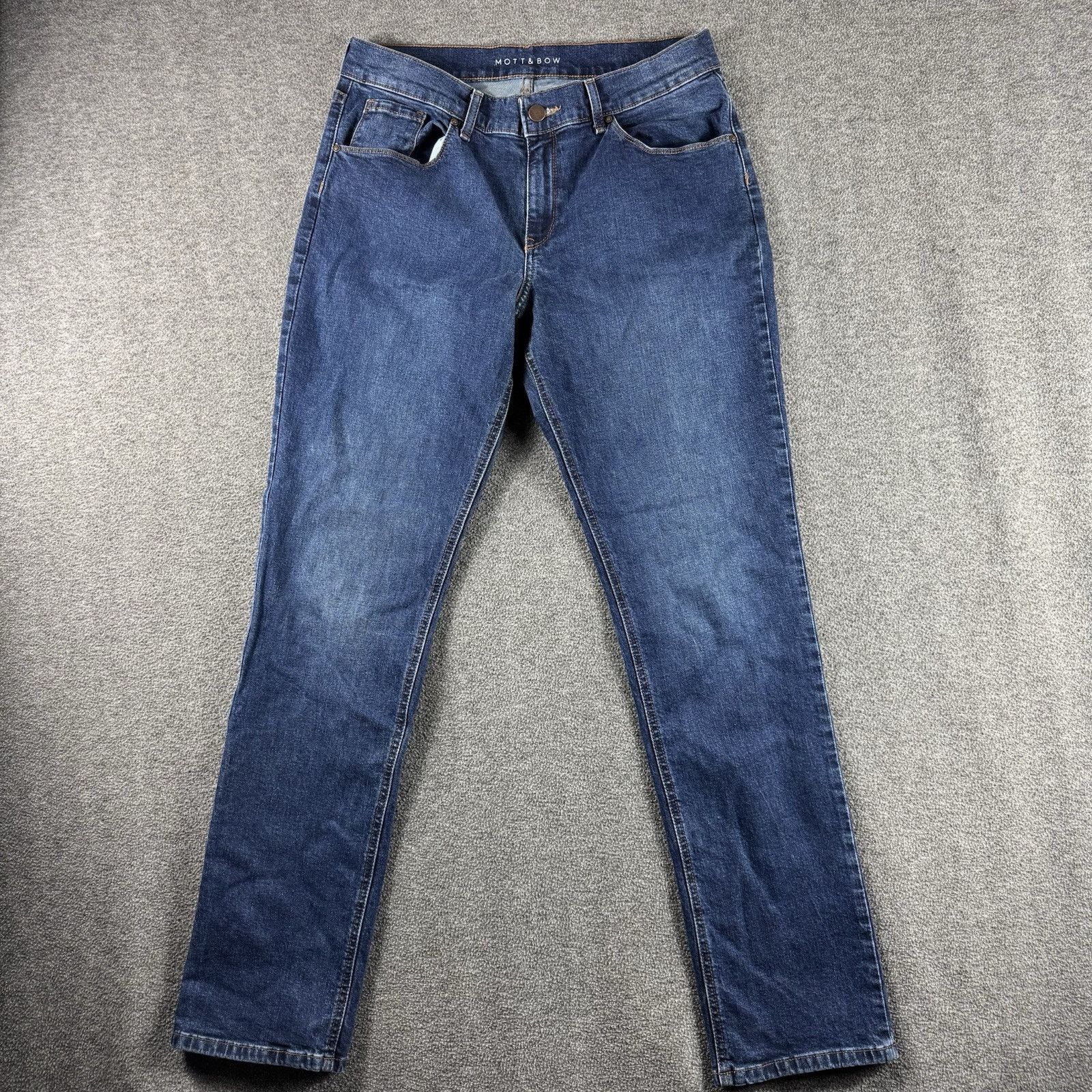 Mott & Bow Mott & Bow Boyfriend Jeans Women 30x32 Blue Denim Dark Wash Size 30" / US 8 / IT 44 - 5 Thumbnail