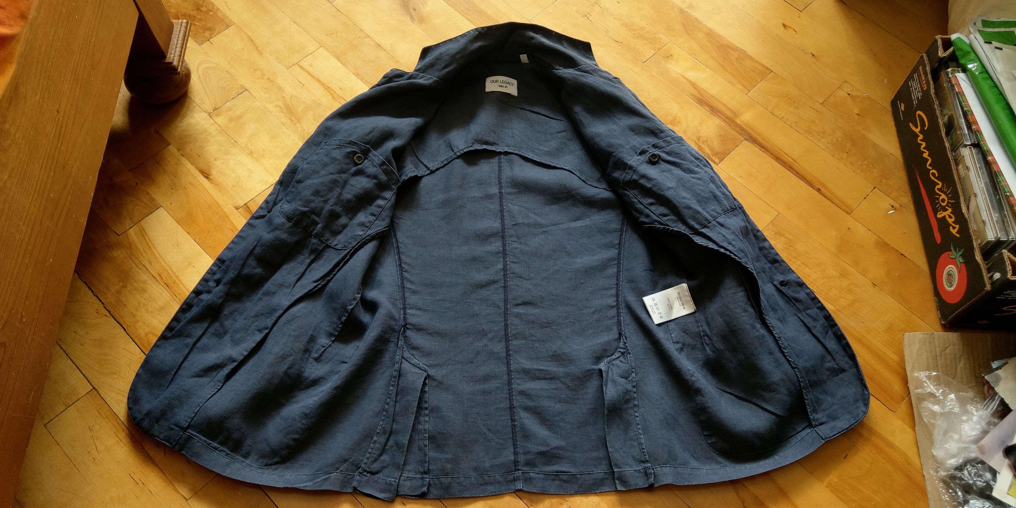 Our Legacy Vintage 100% Linen Kimono Jacket goth alt Darkfashion Rare Size XS / US 0-2 / IT 36-38 - 5 Thumbnail