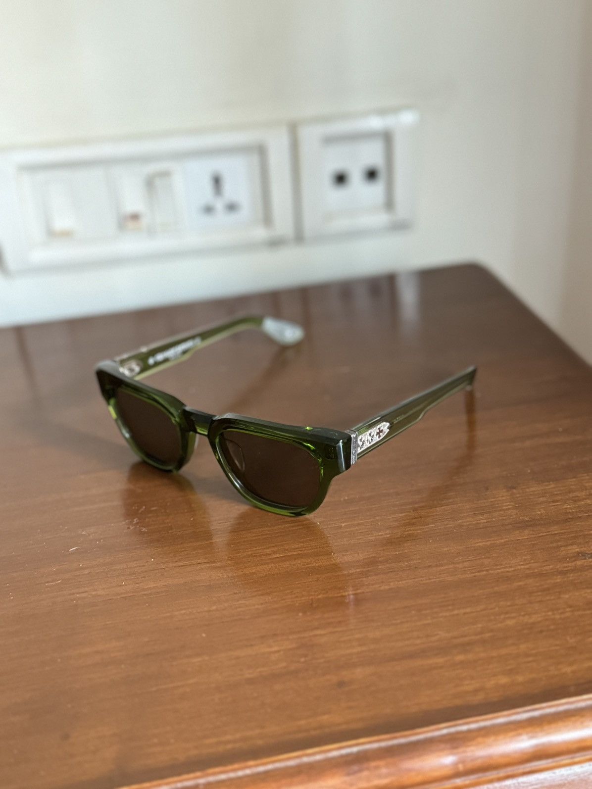 Chrome Hearts Chrome Hearts Sunglasses (Green Acetate) Size ONE SIZE - 2 Thumbnail