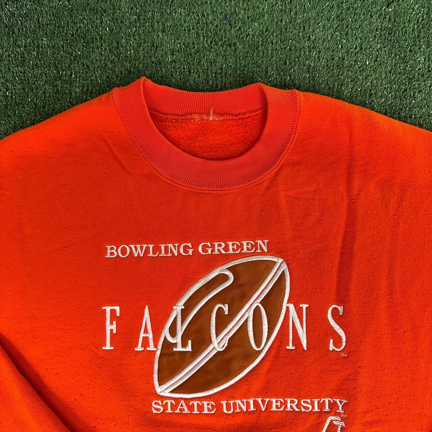 NCAA Vintage Y2K Bowling Green Falcons College Football Sweatshir Size US M / EU 48-50 / 2 - 3 Thumbnail