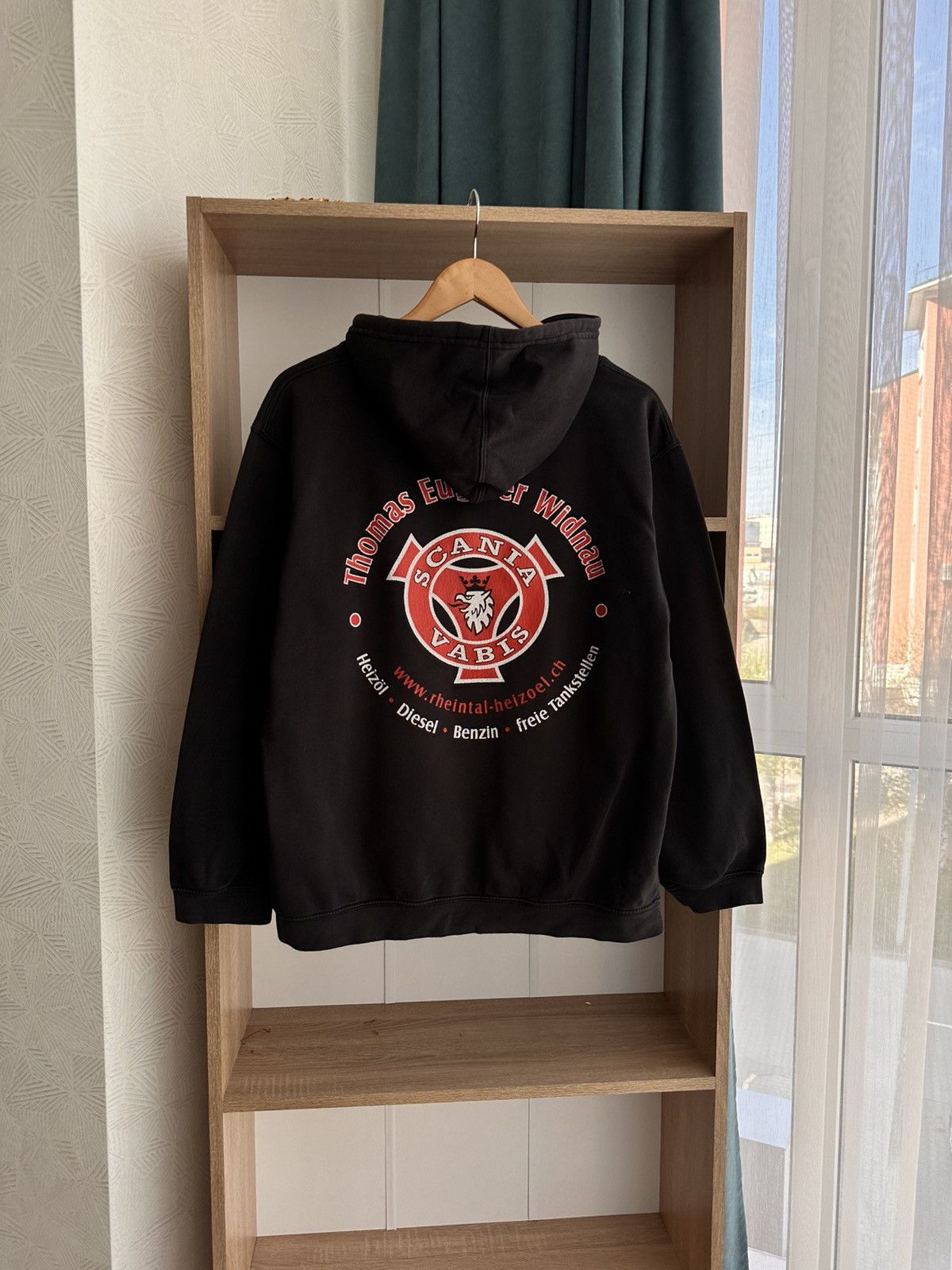 Vintage Scania Vabis Thomas Widnau Racing Hoodie, image size:1200x1600