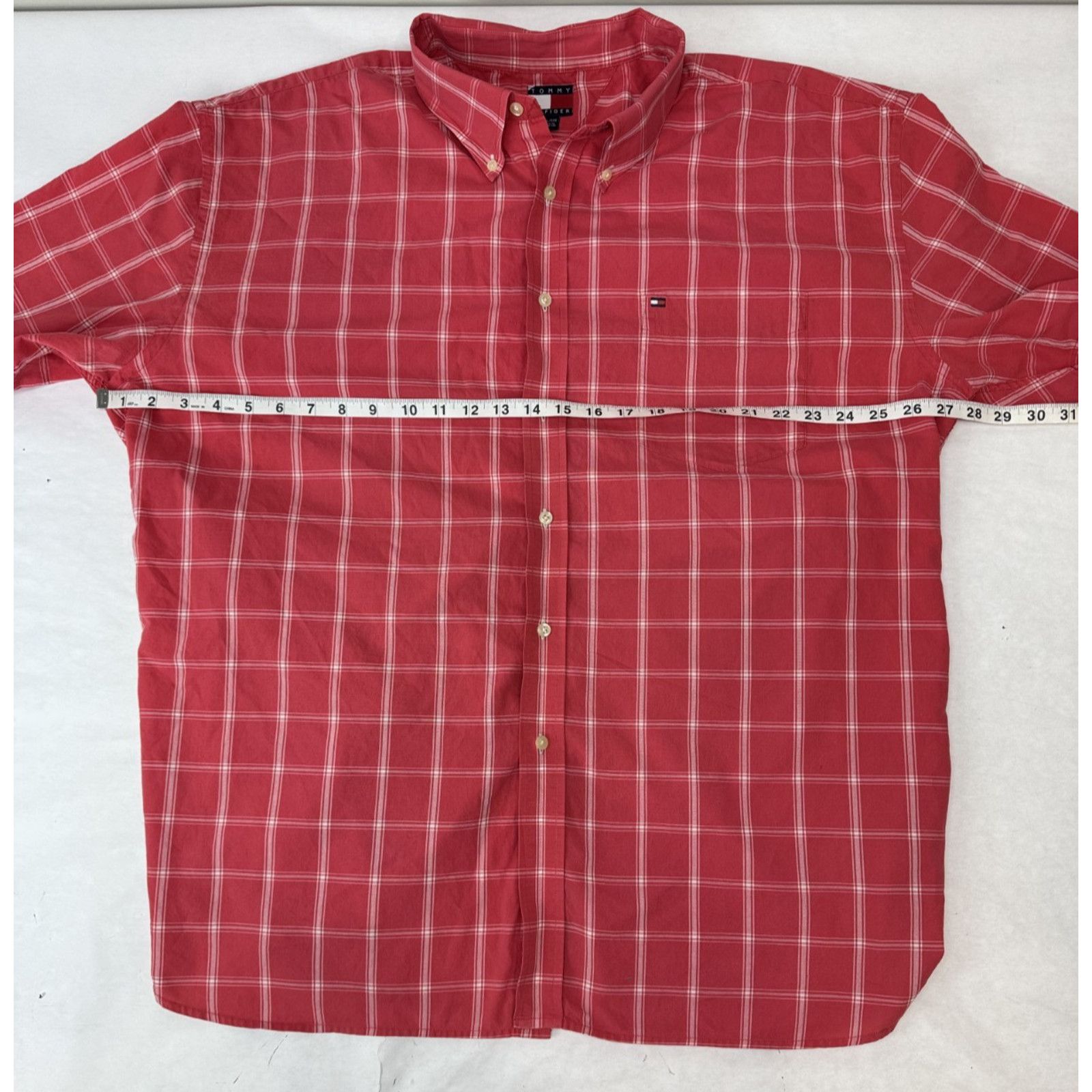 Tommy Hilfiger Y2K Vintage Tommy Hilfiger Button Down Shirt XXL Logo Preppy Size US XXL / EU 58 / 5 - 2 Thumbnail