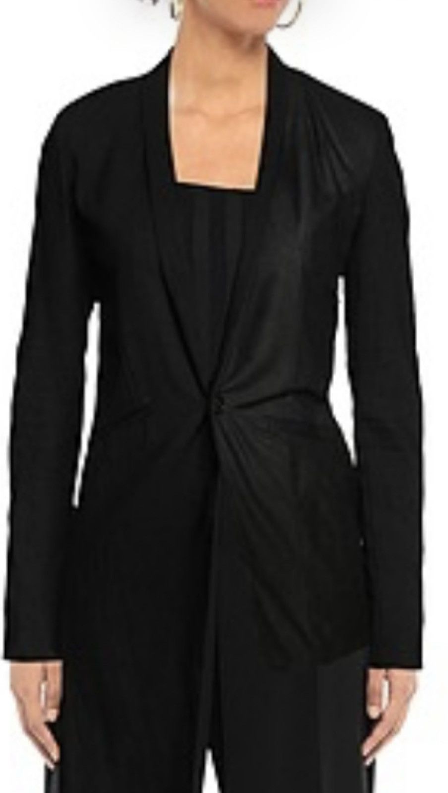 image of Isabel Benenato Blazer Jacket Size 38 in Black, Women's