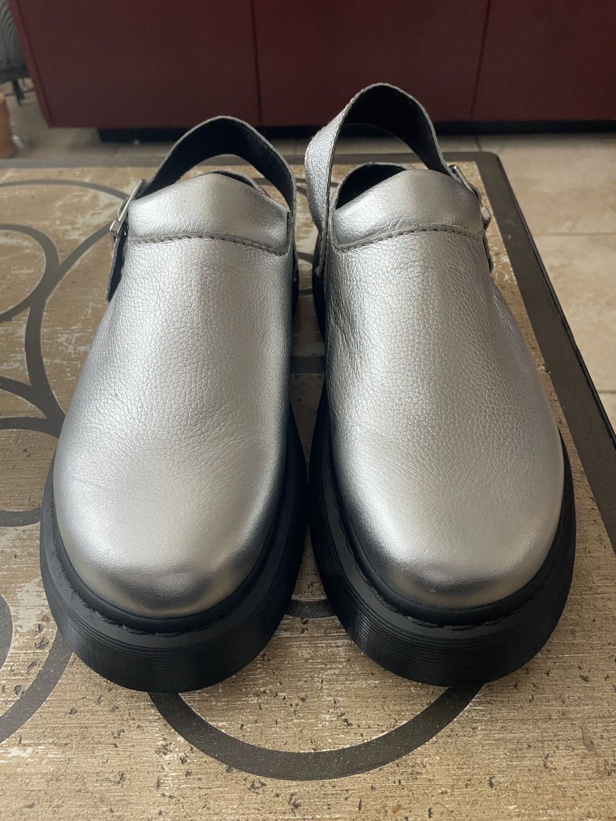 Dr. Martens Laketen leather slip ons Size US 12 / EU 45 - 1 Thumbnail