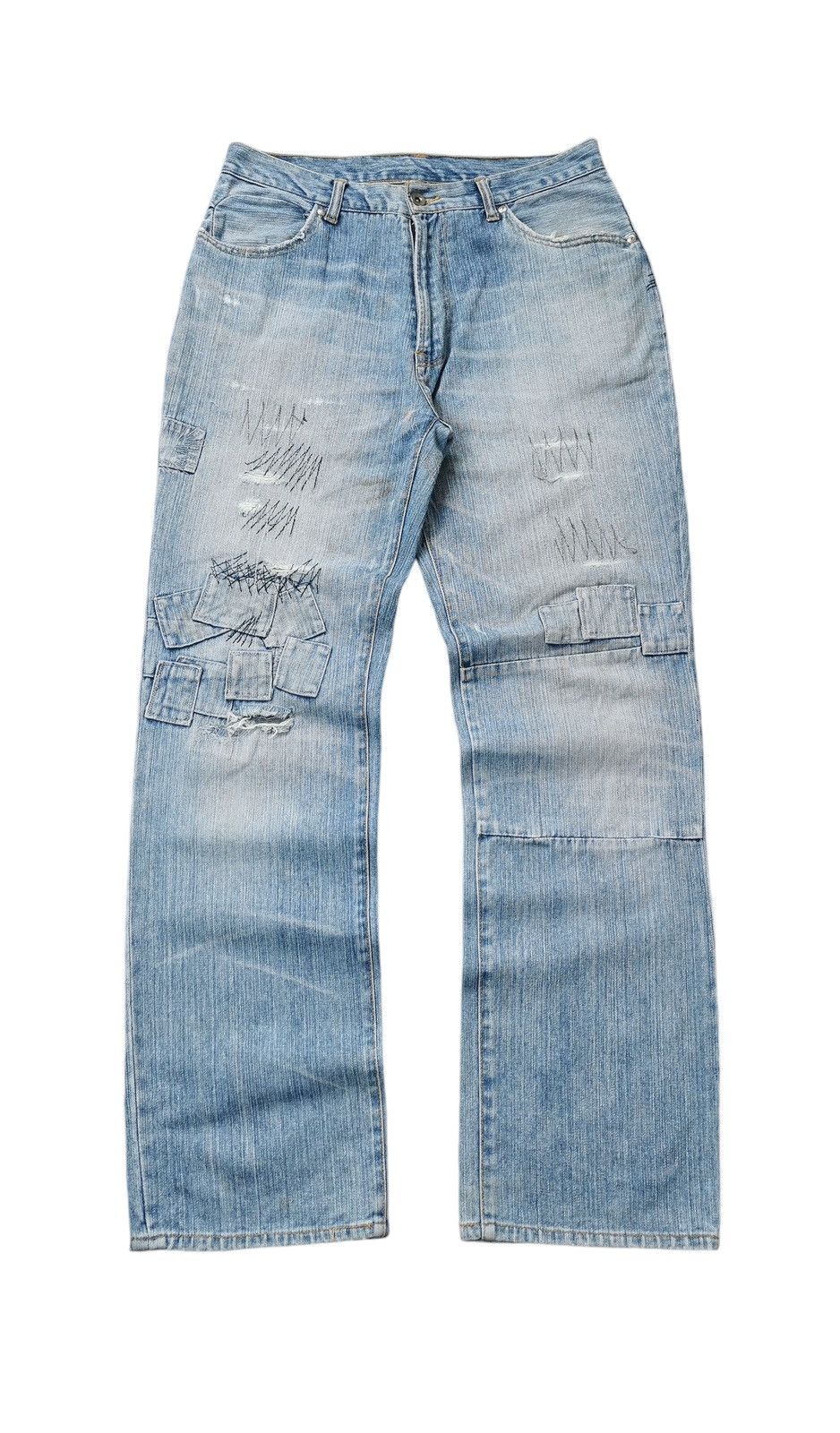 Kapital TTU Jeans Patchwork Looklike Kapital Size US 31 - 1 Thumbnail