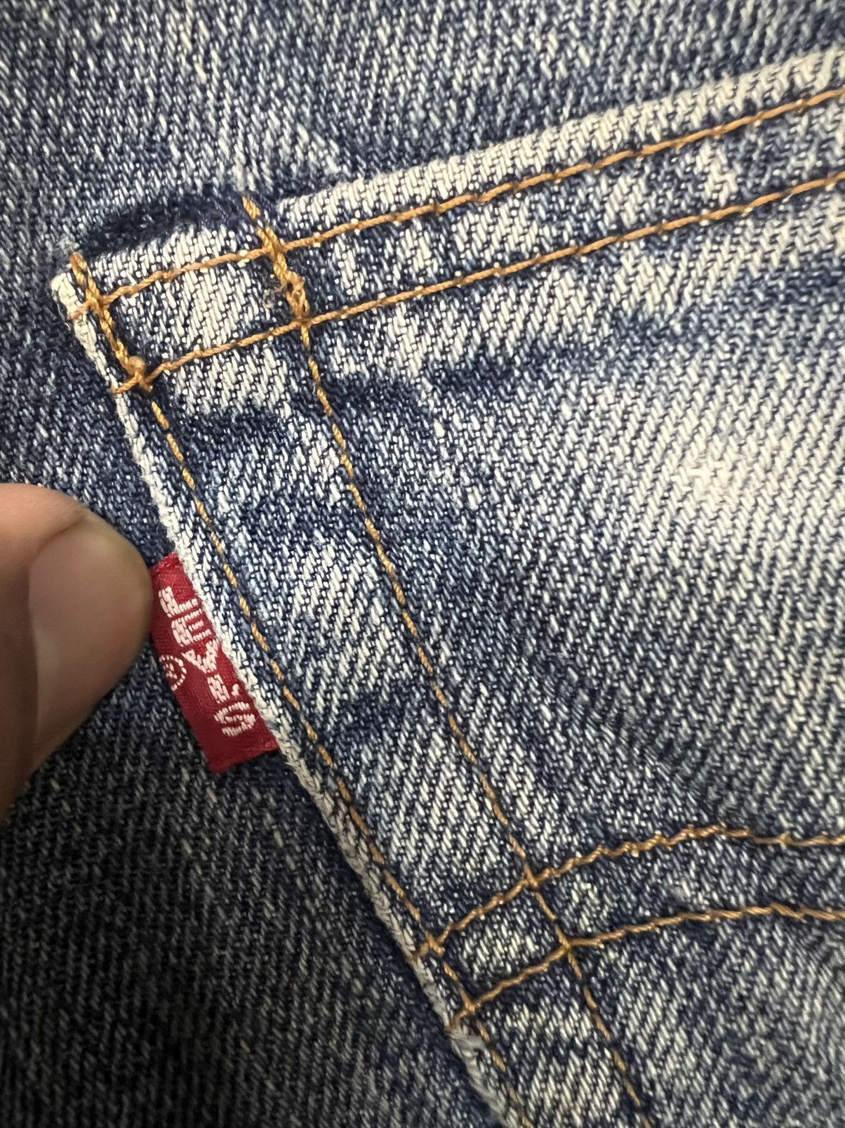 Levi's Vintage Levis 502 Big E Button J22 Distressed Denim Jeans Size US 30 / EU 46 - 12 Thumbnail