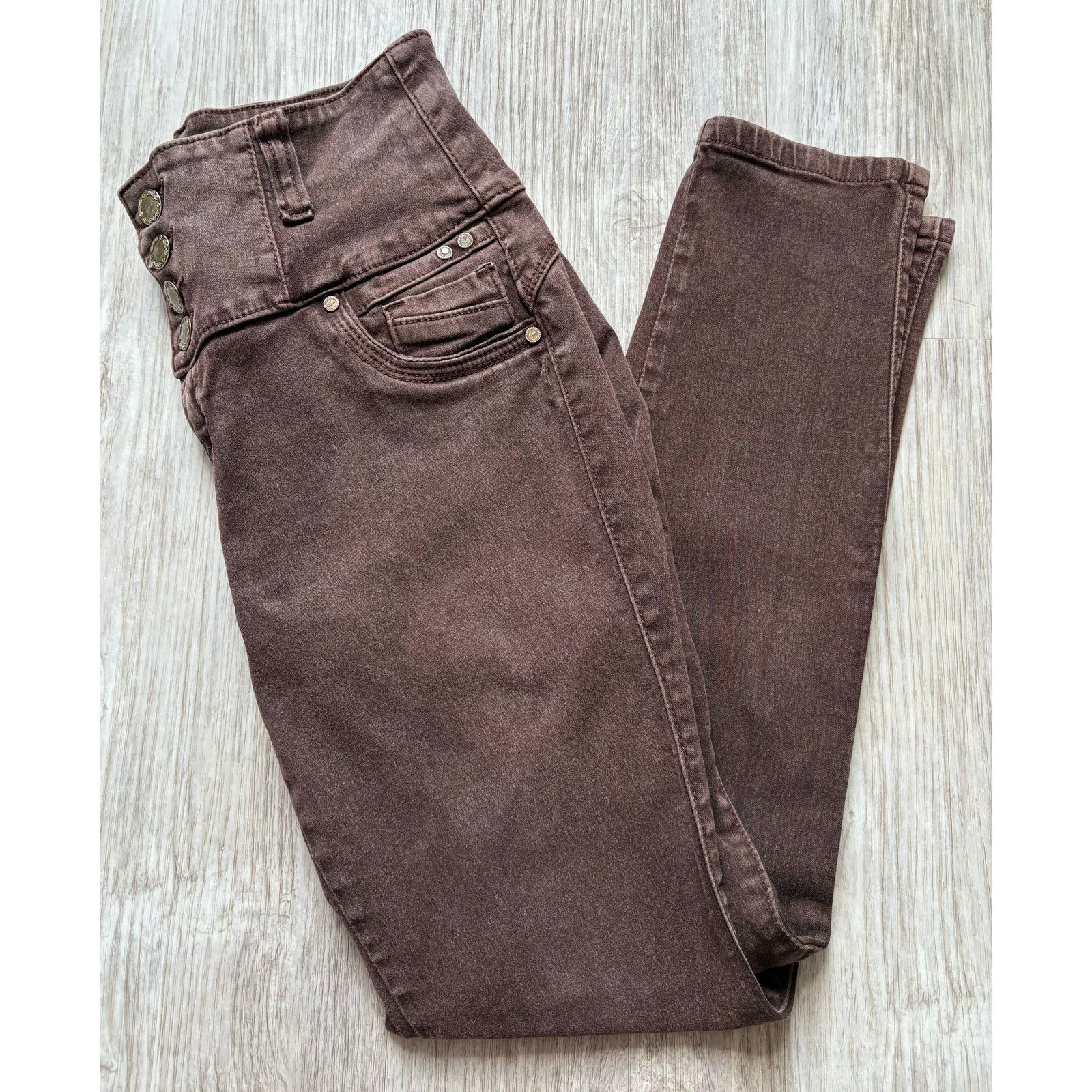 Other Bluette | Women’s Juniors Colored Denim Skinny Jeans | 7 Size 22" - 1 Thumbnail